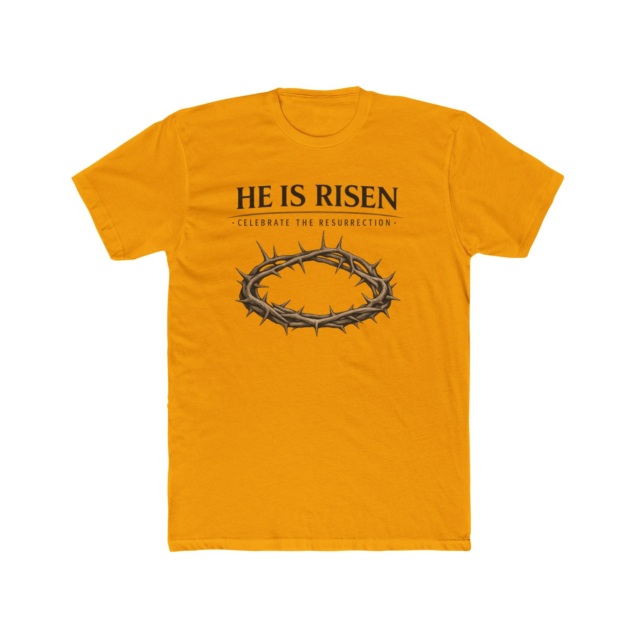 Mens " He is Risen " Christian T-Shirt | Next Level Brand