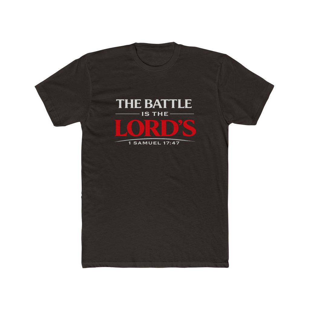 The Battle Is The Lord's T-Shirt — 1 Samuel 17:47 Faith Tee