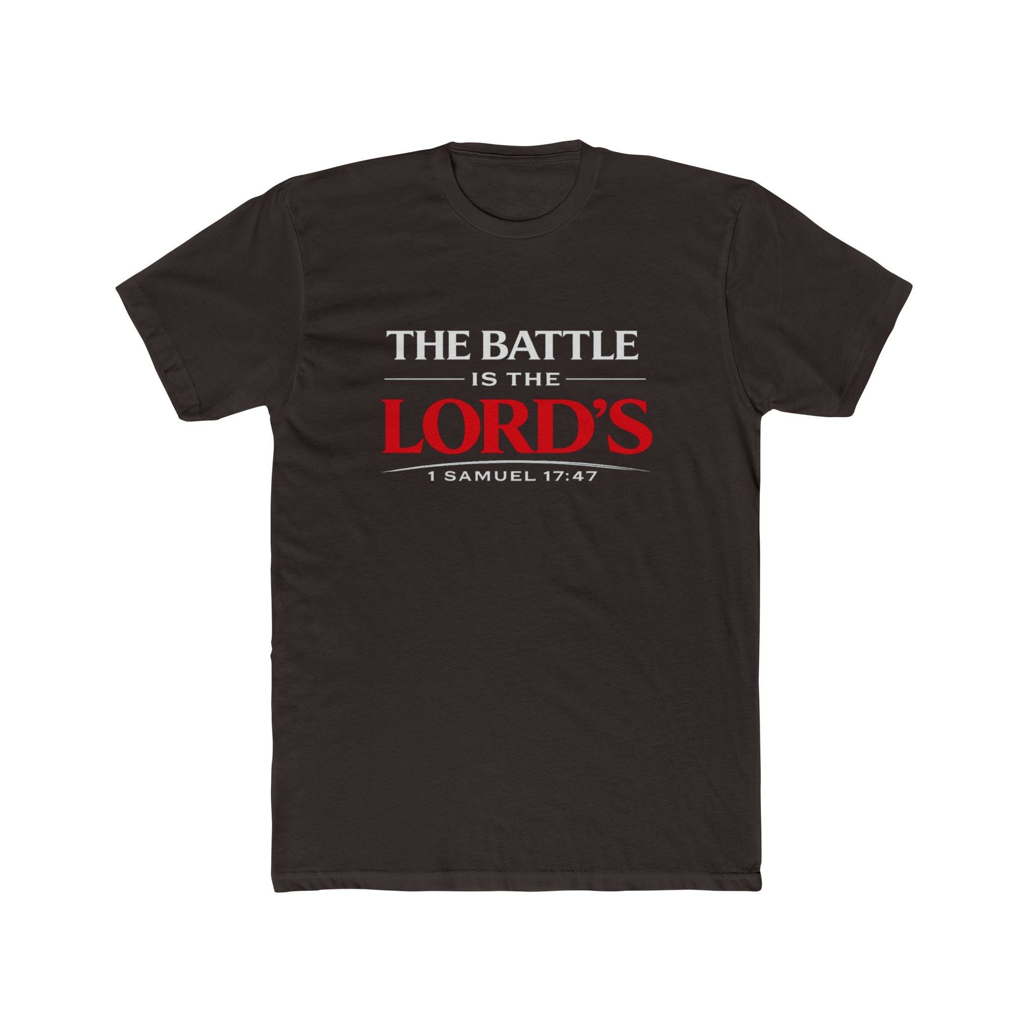 The Battle Is The Lord's T-Shirt — 1 Samuel 17:47 Faith Tee