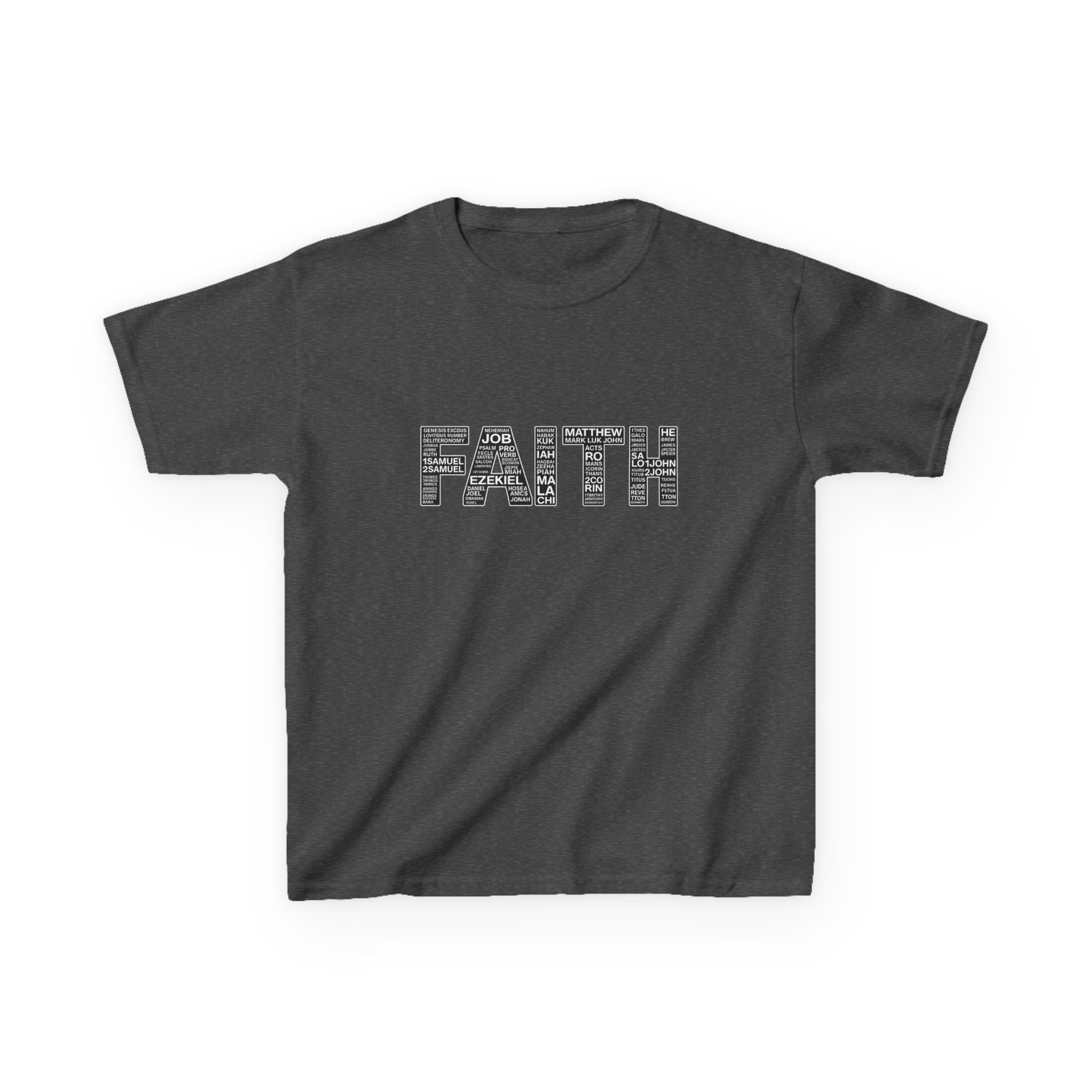 Boys 'FAITH' Graphic Tee — Inspirational Christian Youth Shirt
