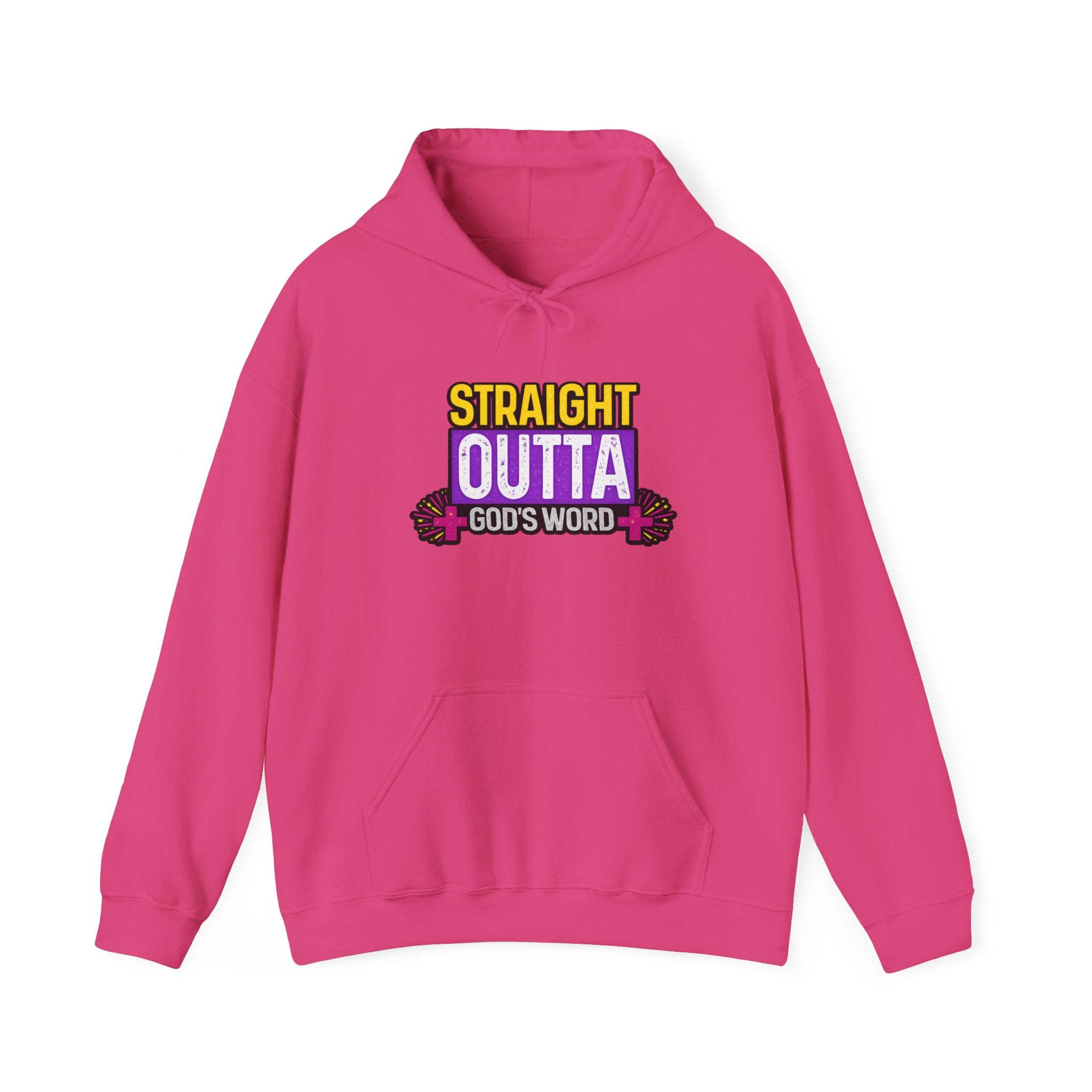 Womens Straight Outta God's Word Hoodie — Christian Faith Pullover