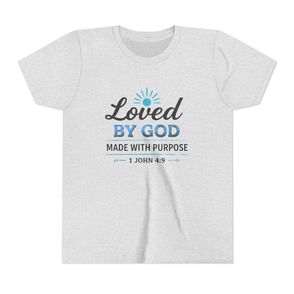 Boys Youth Short Sleeve Tee "Loved By God"