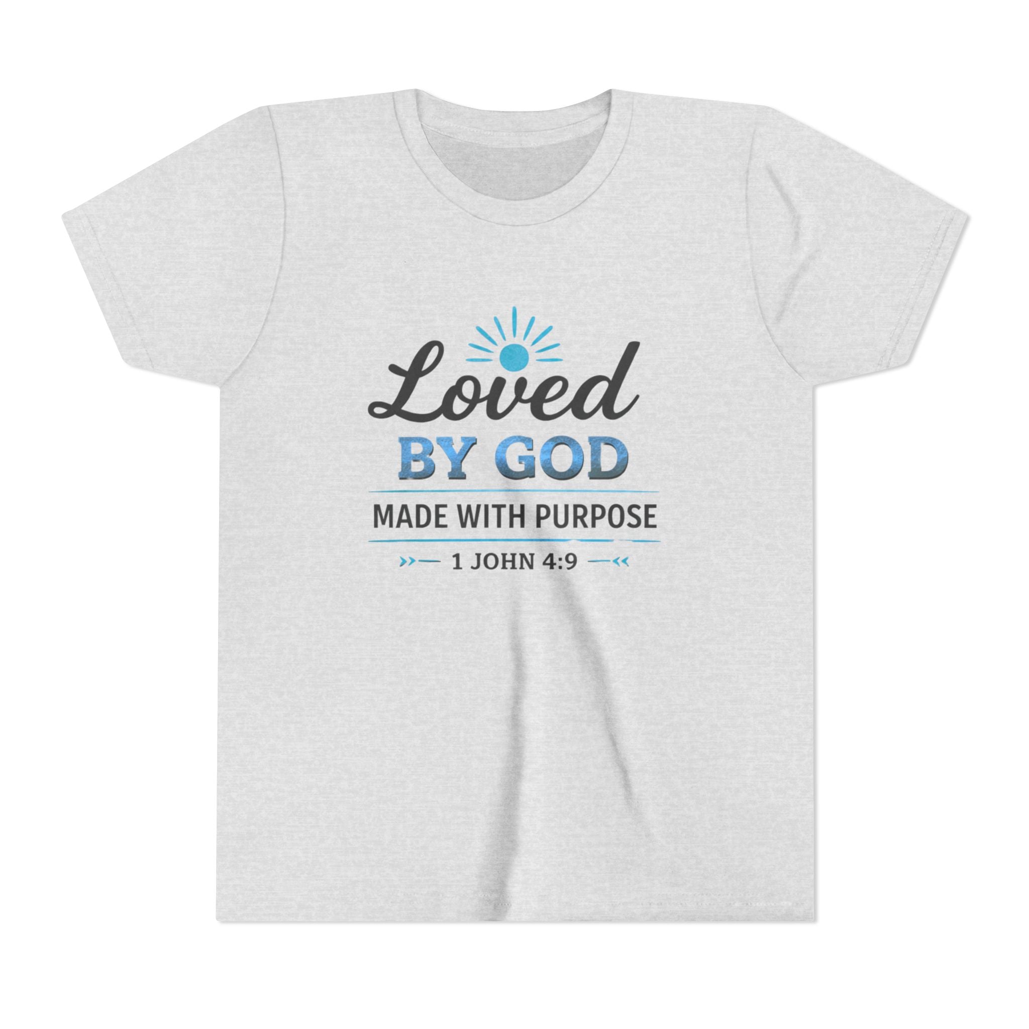 Boys Youth Short Sleeve Tee "Loved By God"