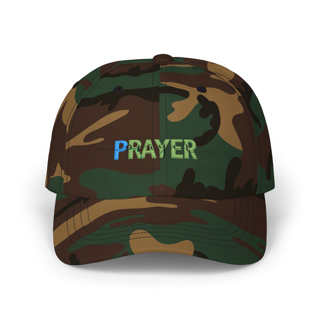 Prayer Dad Cap — Embroidered Floral 'PRAYER' Baseball Hat