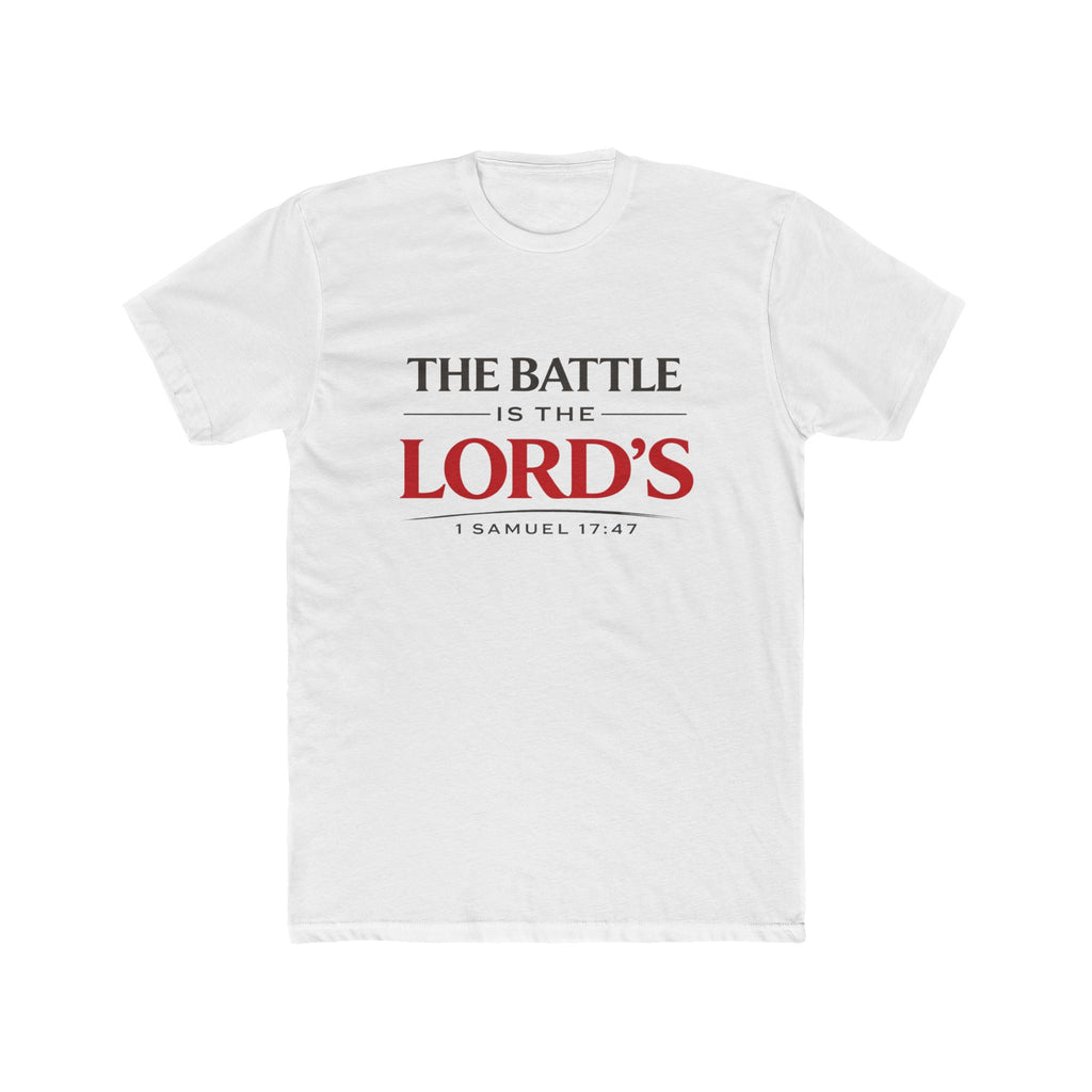 The Battle Is The Lord's T-Shirt — 1 Samuel 17:47 Faith Tee