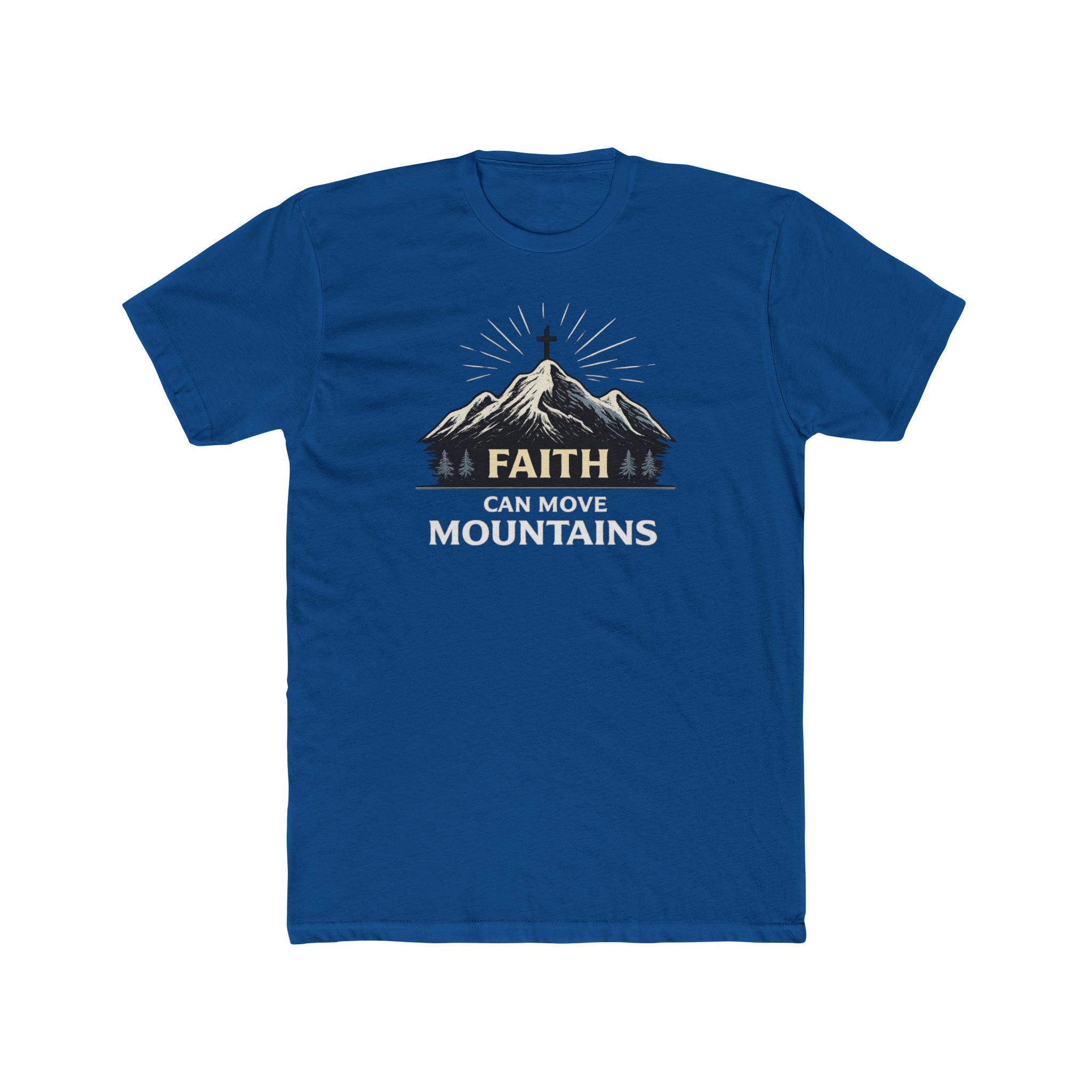 Faith Can Move Mountains T-Shirt | Mountain Graphic Tee, Inspirational Christian Shirt