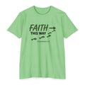 Womens Faith This Way T‑Shirt — 2 Corinthians 5:7