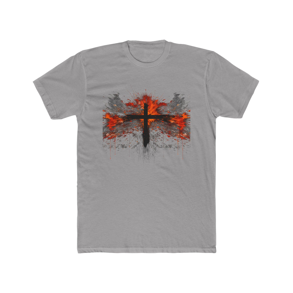 Grunge Cross Graphic Tee | Faith Christian Shirt