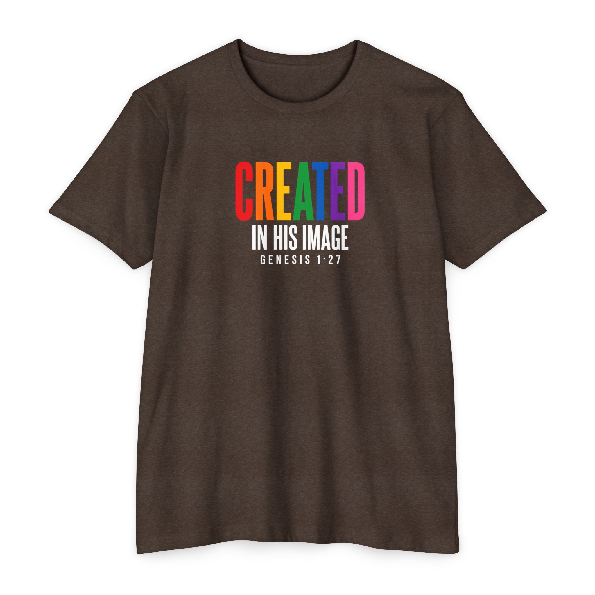 Women Created in His Image T-Shirt | Christian Scripture Genesis 1:27