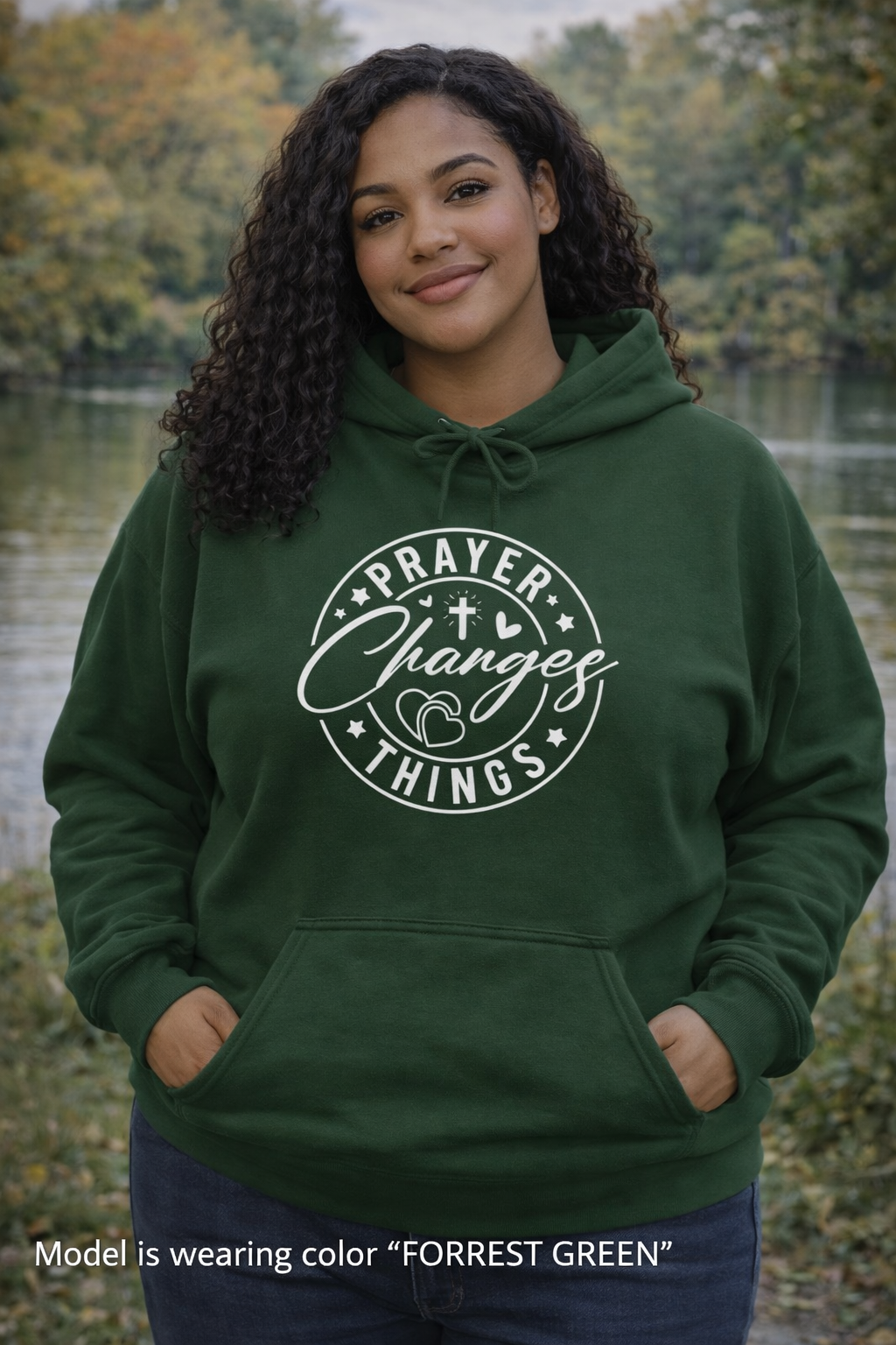 Prayer Changes Things Hoodie — Inspirational Christian Hoodie