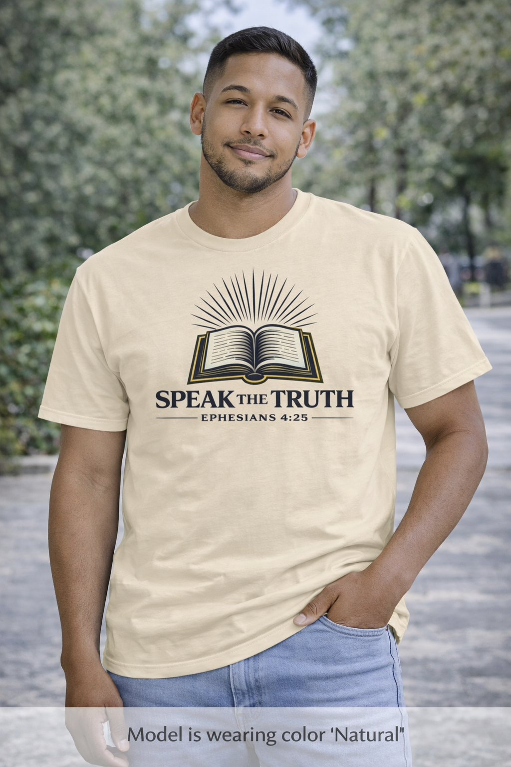 Speak the Truth Bible T‑Shirt — Ephesians 4:25 Christian Tee