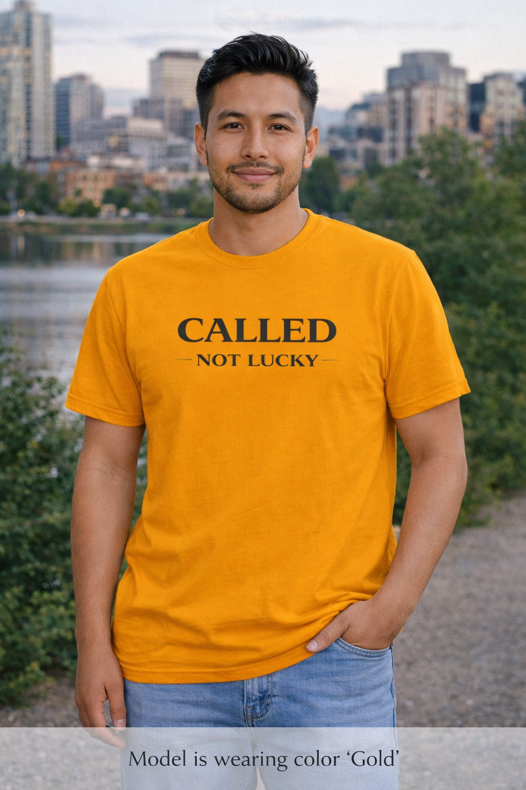 Called Not Lucky T‑Shirt — Christian Faith Graphic Tee