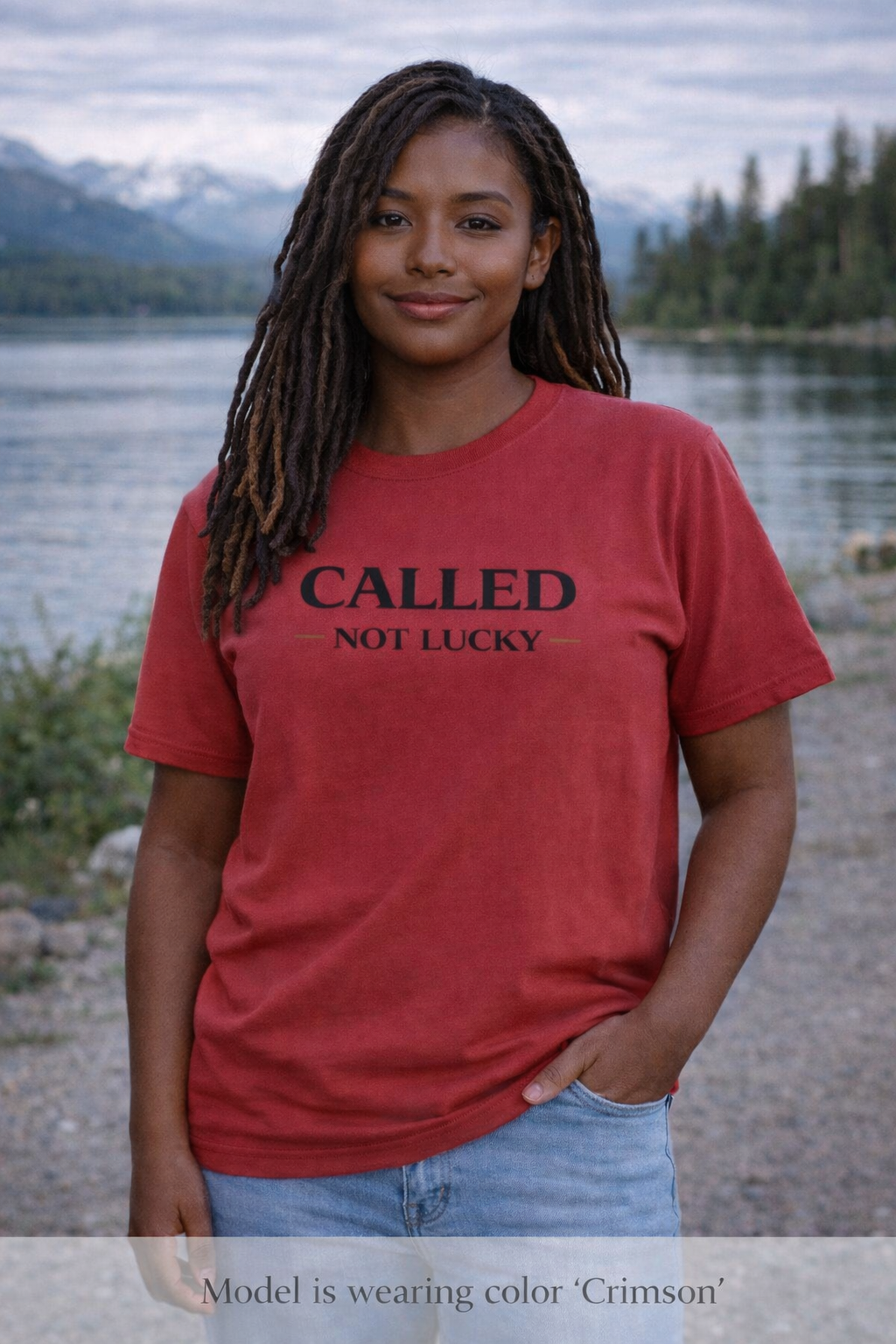 Called Not Lucky T-Shirt — Faith-Inspired Graphic Tee