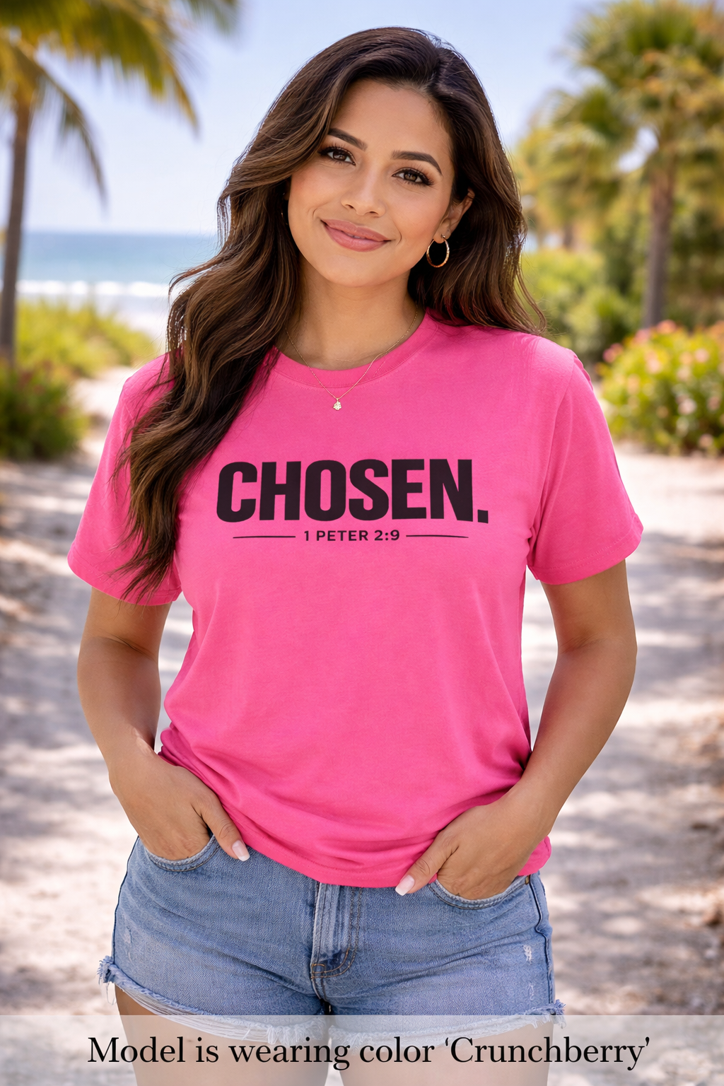 Chosen. T-Shirt — Christian Faith Graphic Tee (1 Peter 2:9)