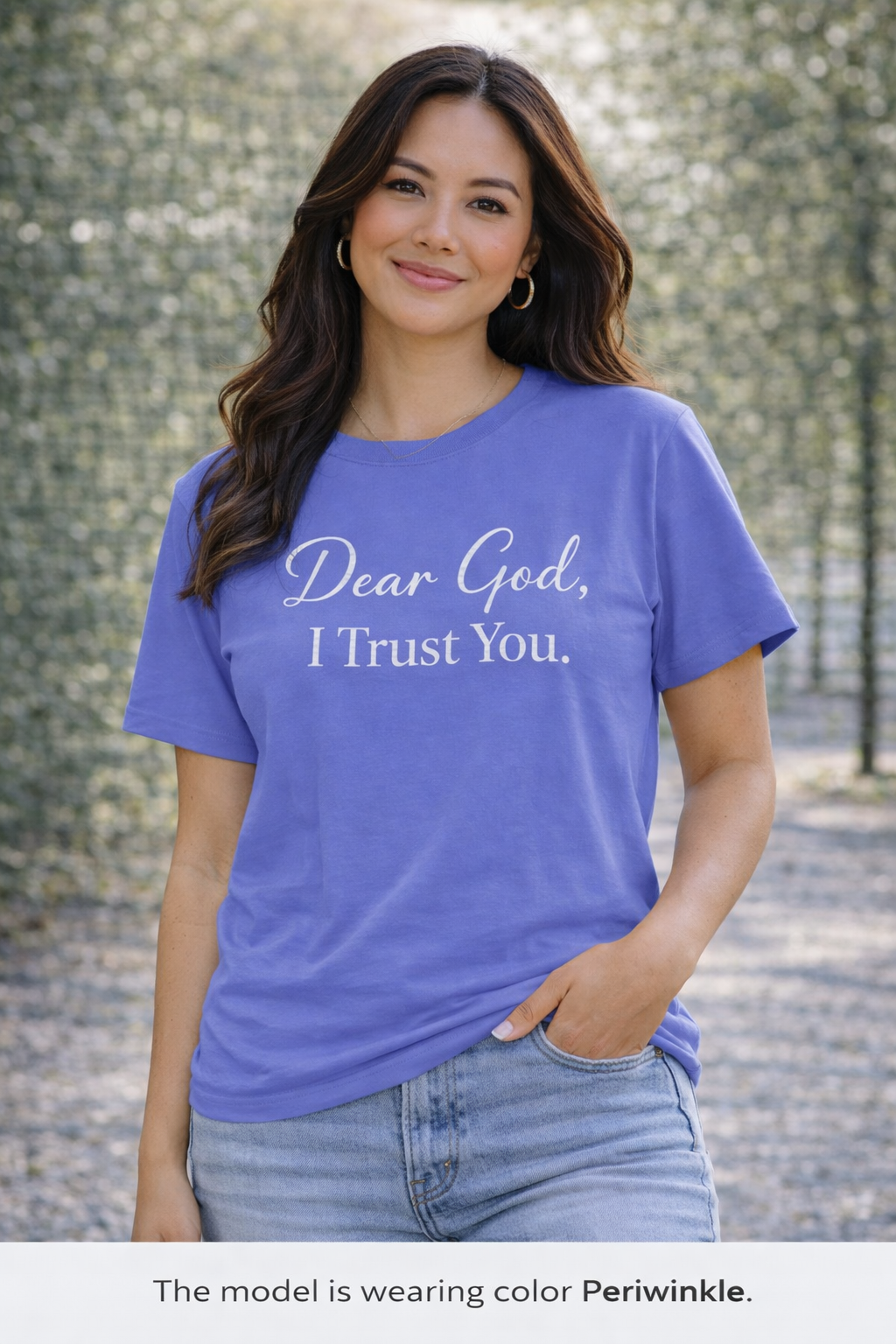 Dear God, I Trust You T-Shirt — Christian Faith Inspirational Tee