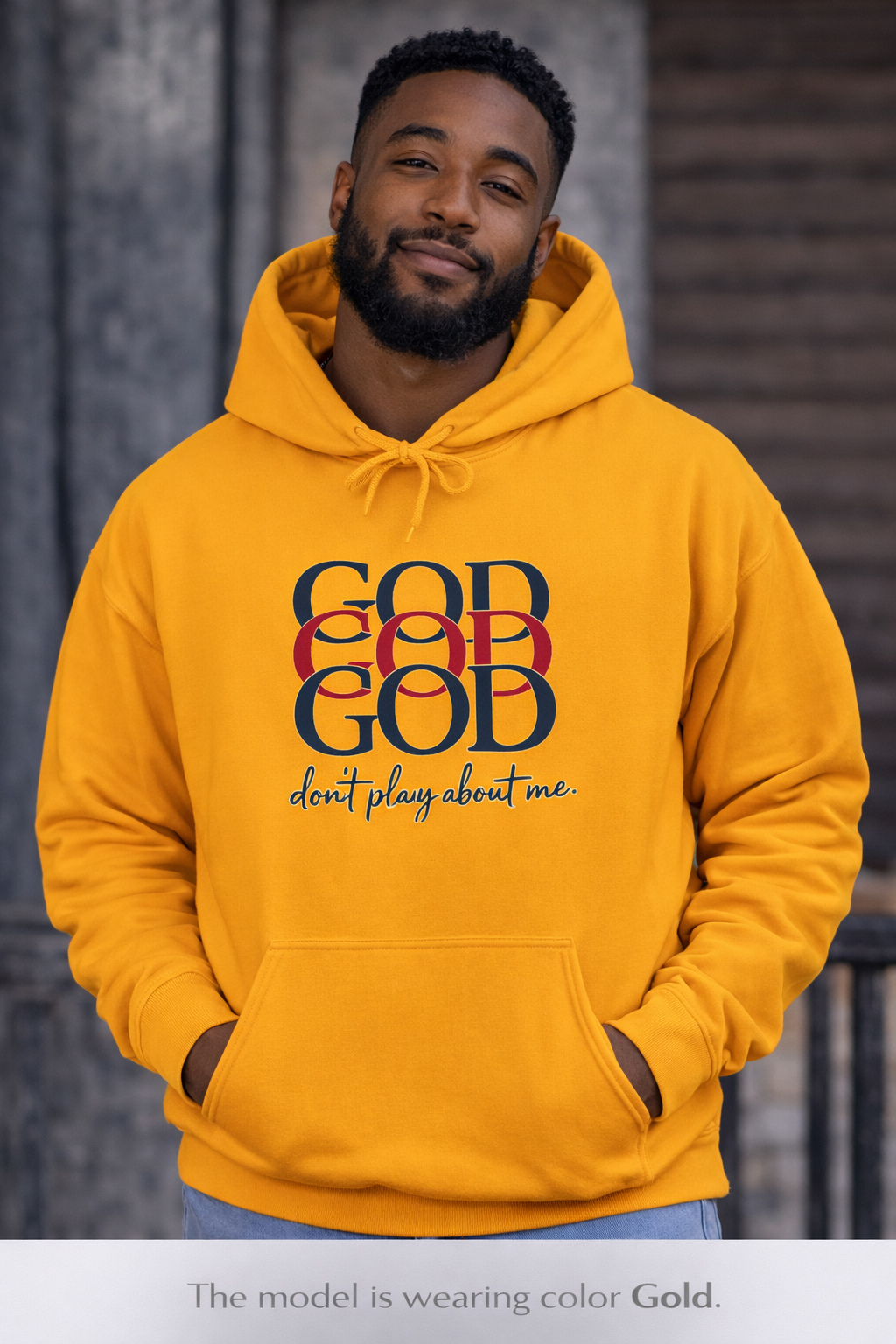 God Don’t Play About Me Hoodie — Faith Statement Pullover