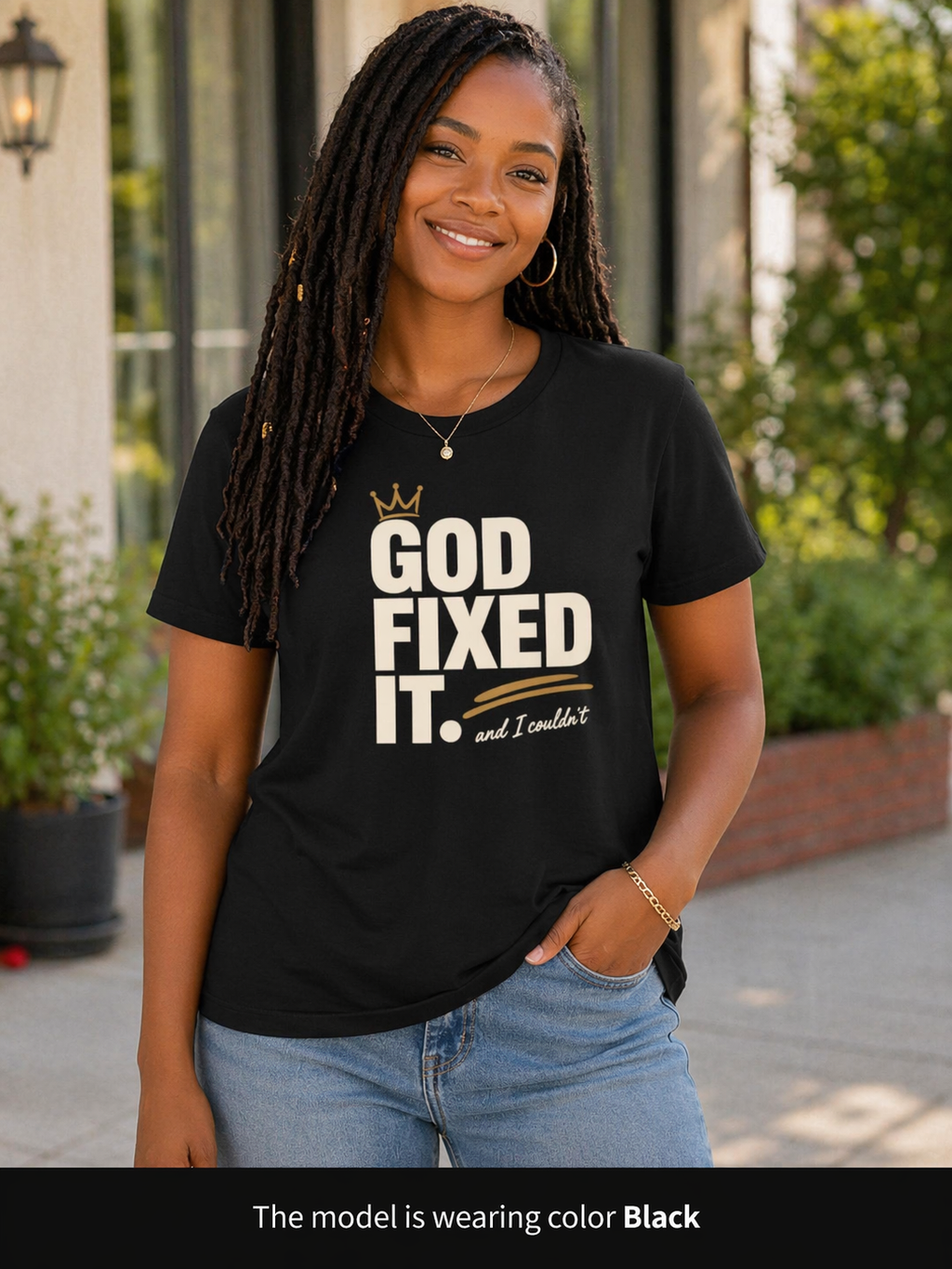 God Fixed It T-Shirt — Inspirational Christian Tee