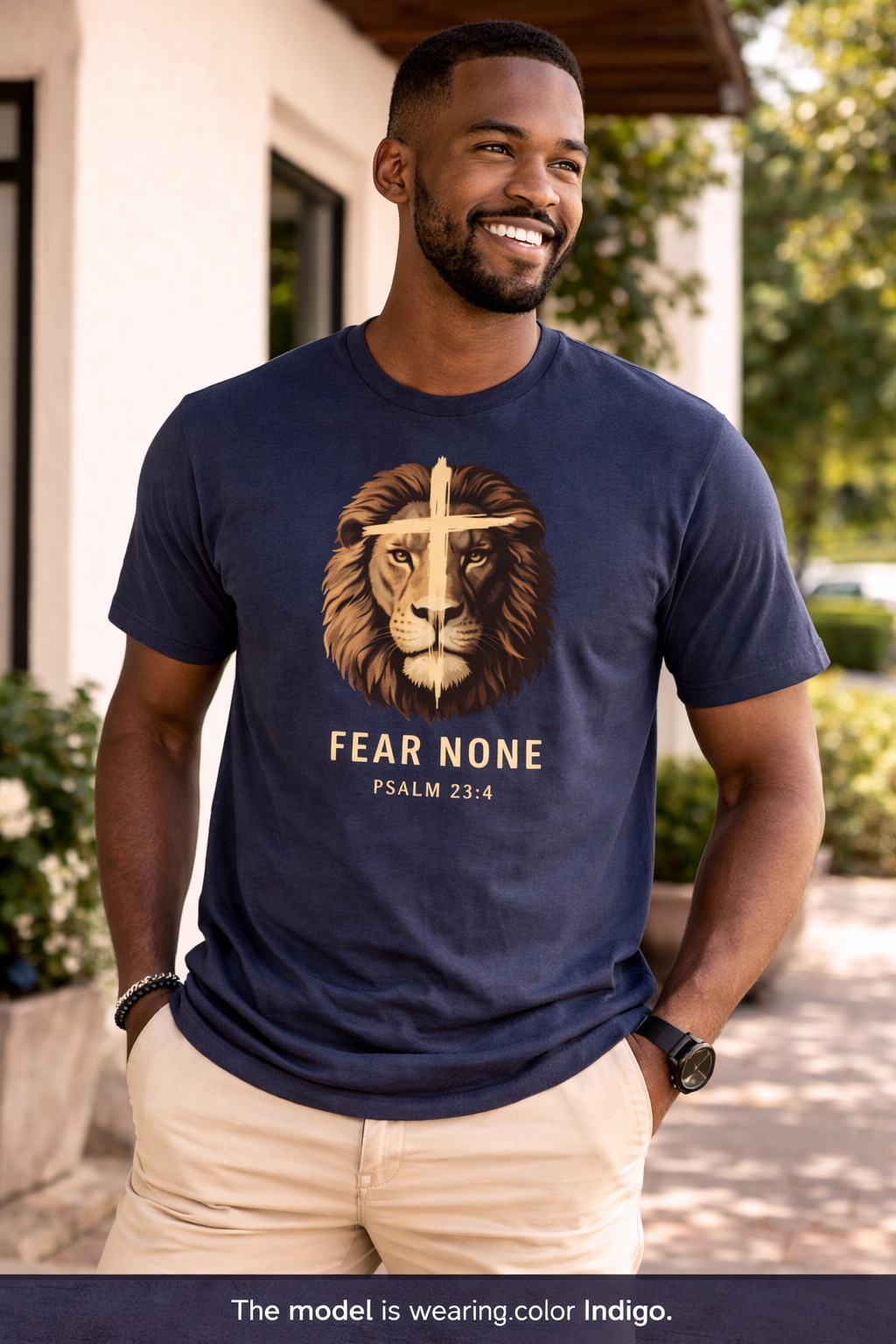 Lion Cross 'Fear None' Tee