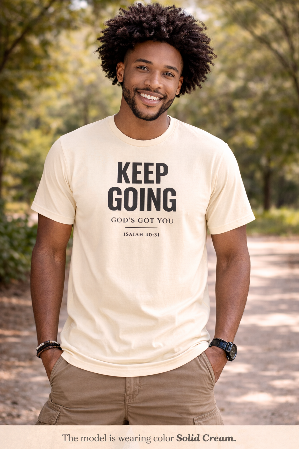 Keep Going T-Shirt — "Keep Going, God’s Got You" Inspirational Christian Tee