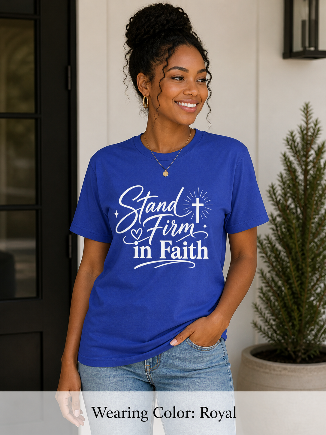 Womens Stand Firm in Faith T-Shirt