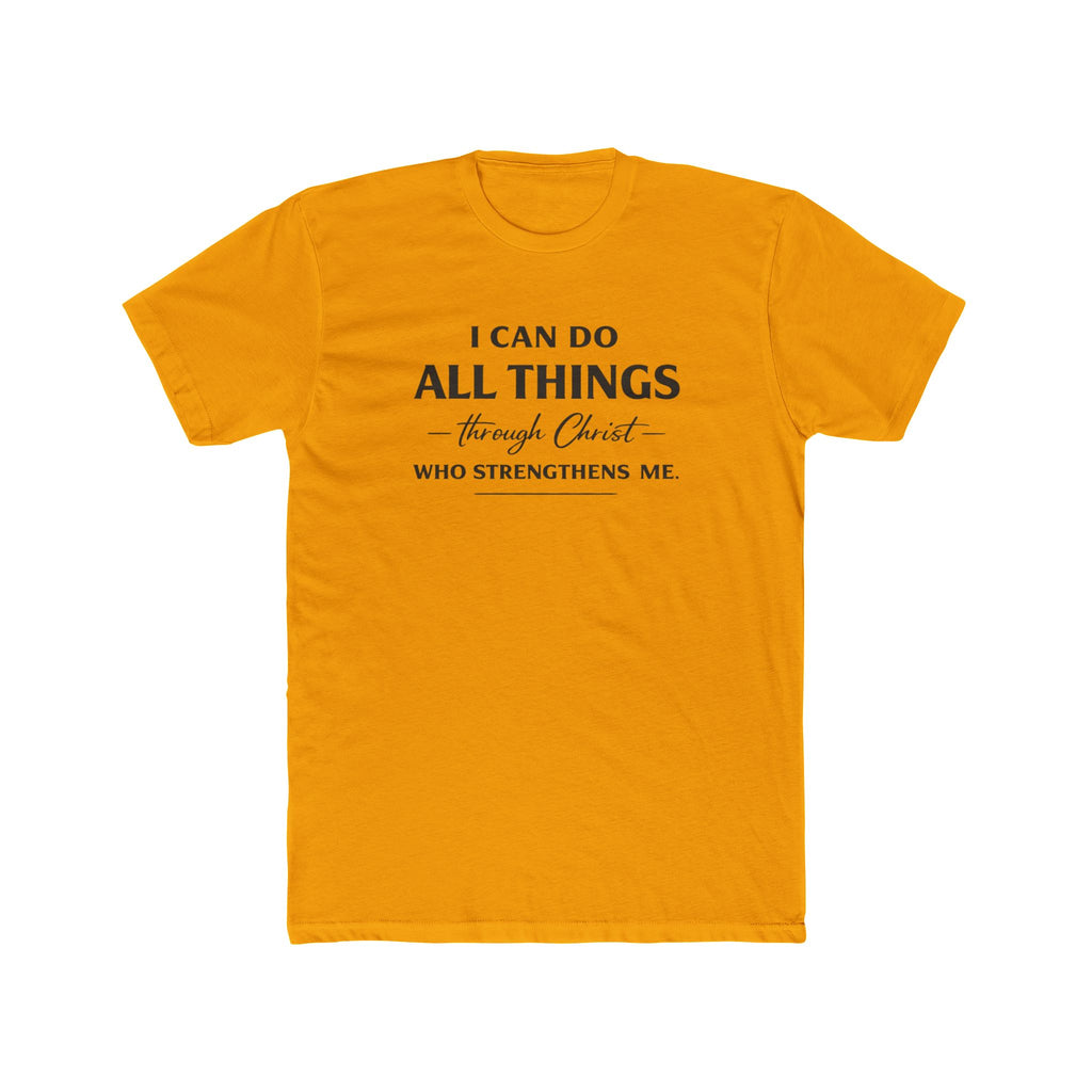 I Can Do All Things Scripture Quote Tee | Christian Faith T-Shirt