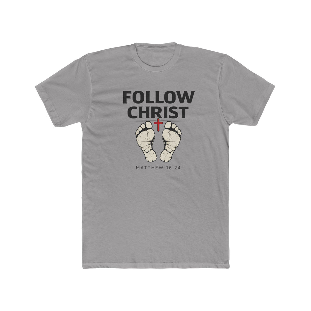 Follow Christ T‑Shirt — Matthew 16:24 Christian Faith Tee