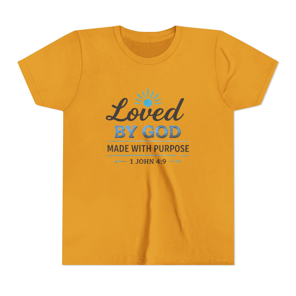 Boys Youth Short Sleeve Tee "Loved By God"