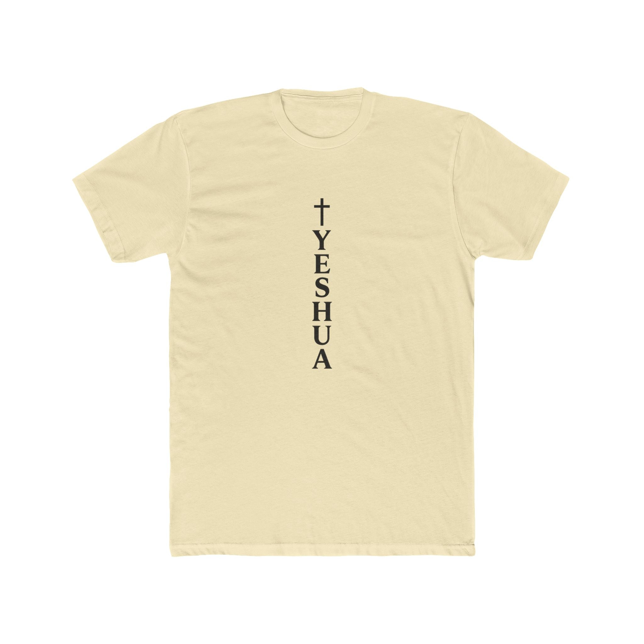 Yeshua Vertical Cross Tee | Christian Faith Shirt