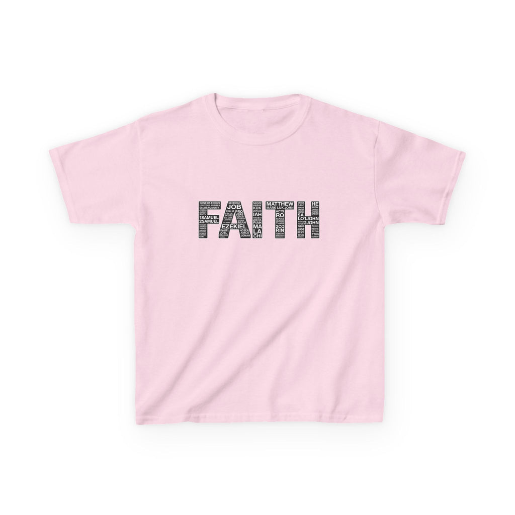 Boys 'FAITH' Graphic Tee — Inspirational Christian Youth Shirt