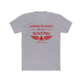 Strength Rises In The Waiting T-Shirt | Eagle Shield Graphic