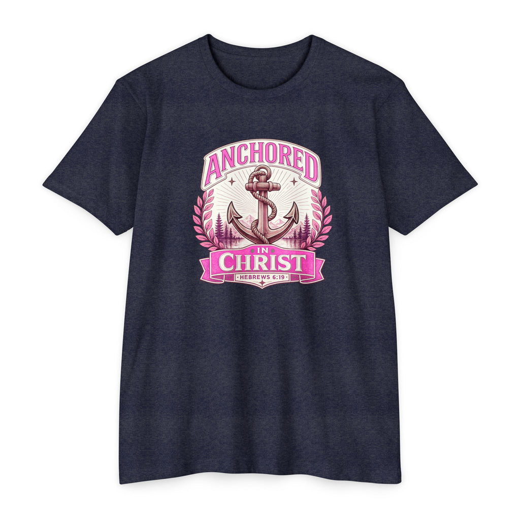 Women Anchored in Christ Anchor Graphic T-shirt