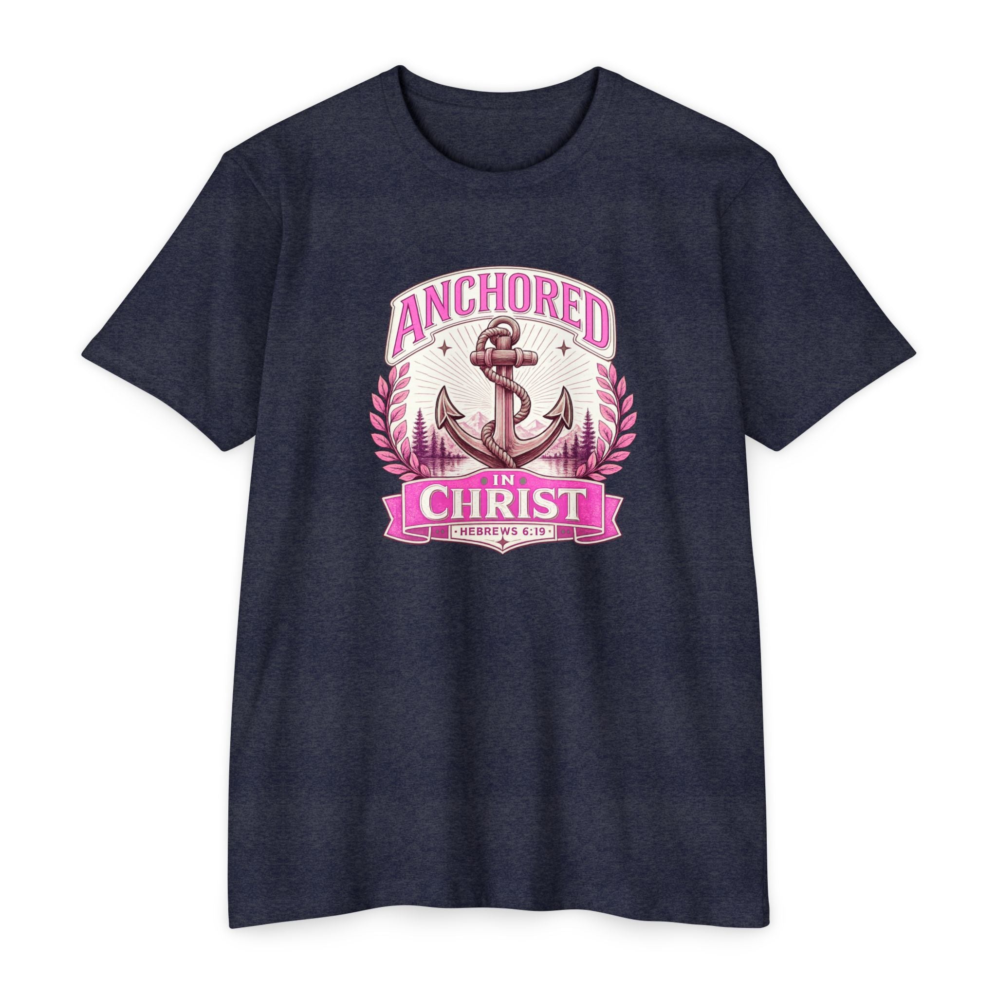 Women Anchored in Christ Anchor Graphic T-shirt