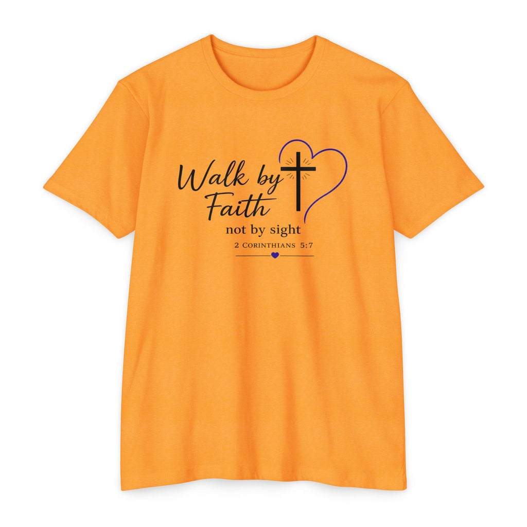 Womens Walk by Faith lantern T-shirt | Christian Tee