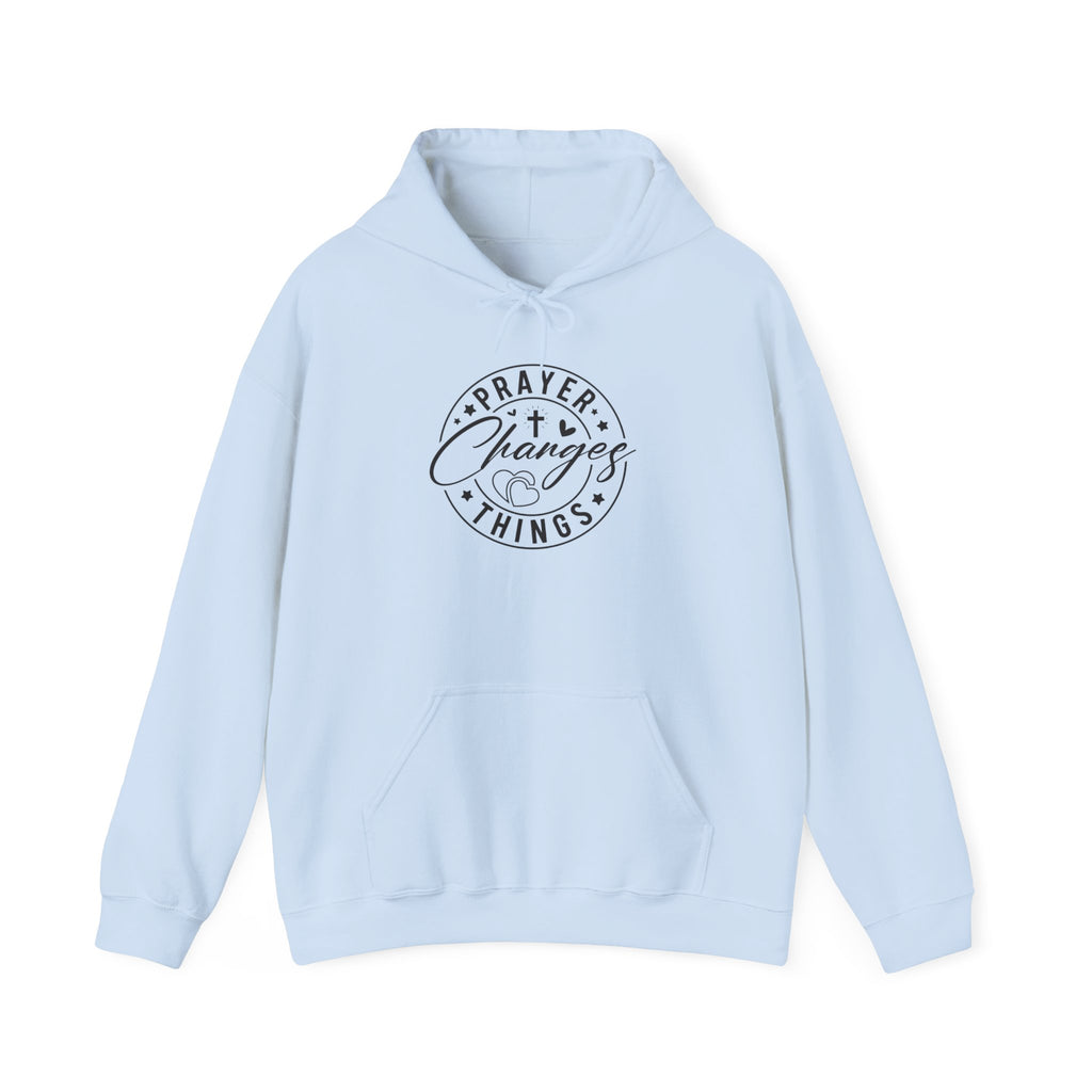 Prayer Changes Things Hoodie — Faith-Inspired Christian Pullover