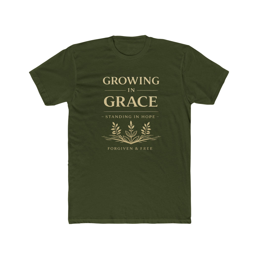 Growing in Grace Christian Tee — "Growing in Grace" Inspirational Scripture Shirt
