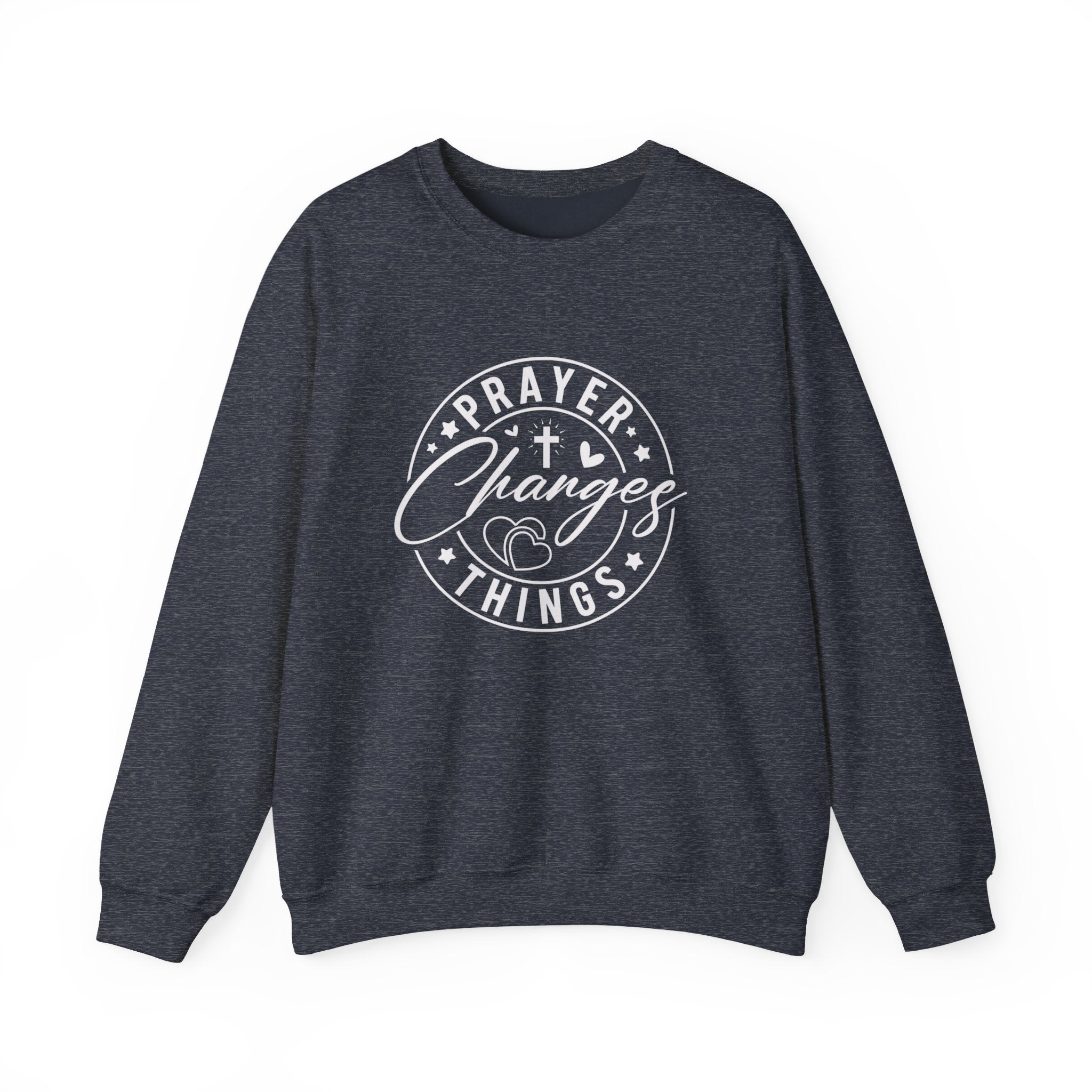 Prayer Changes Things Sweatshirt — Inspirational Christian Crewneck