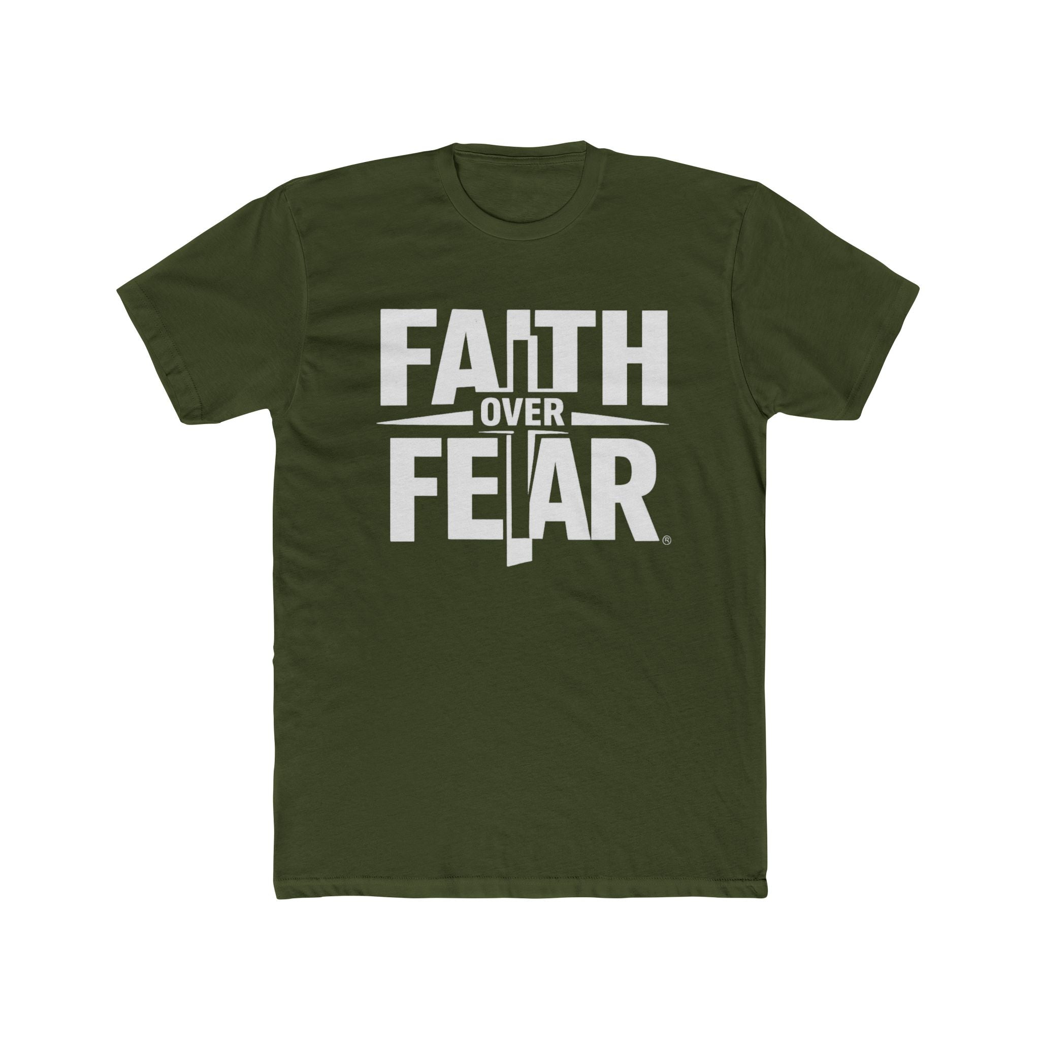 Faith Over Fear T-Shirt — Inspirational Christian Tee