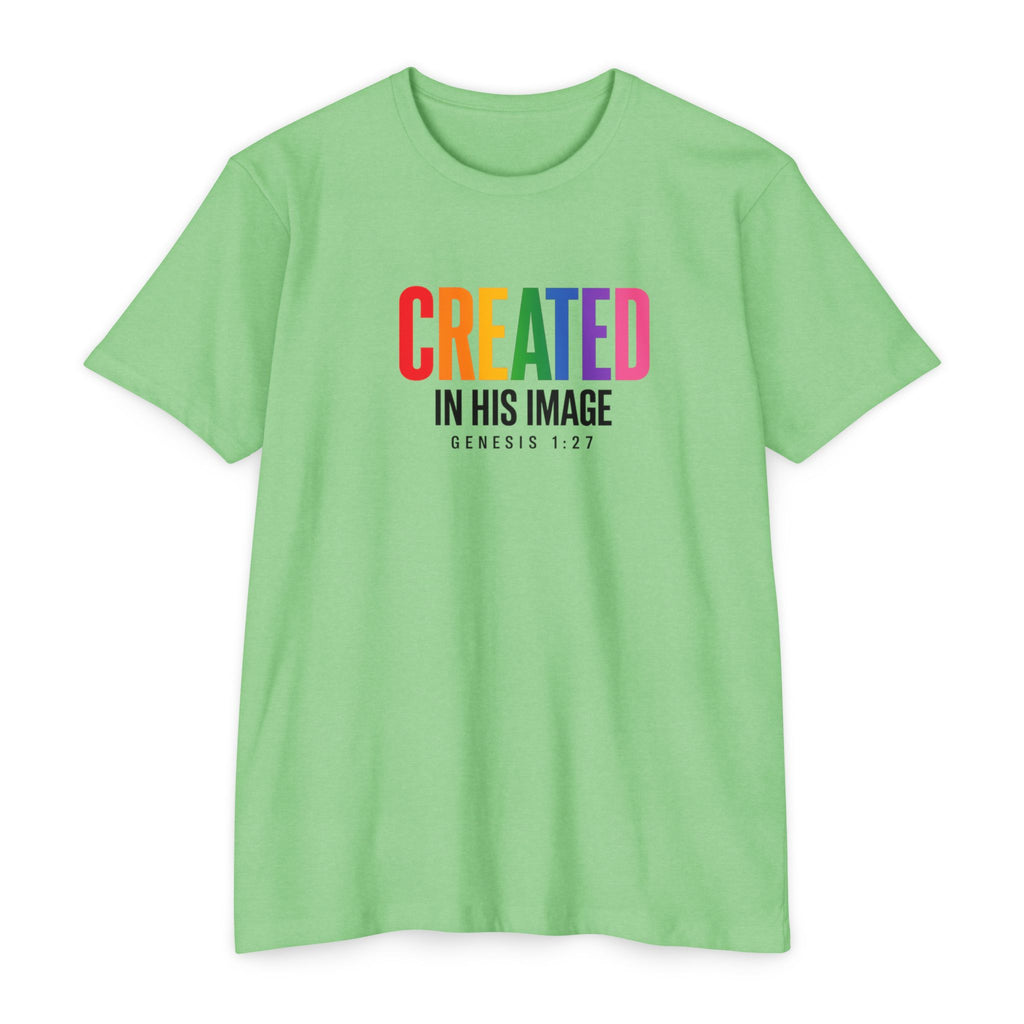 Women Created in His Image T-Shirt | Christian Scripture Genesis 1:27