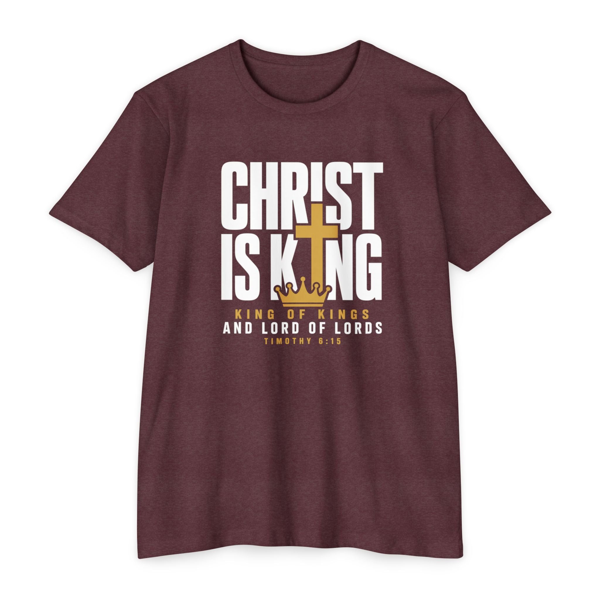 Mens 7Christian 'Christ Is King' T-Shirt — King of Kings Faith Tee