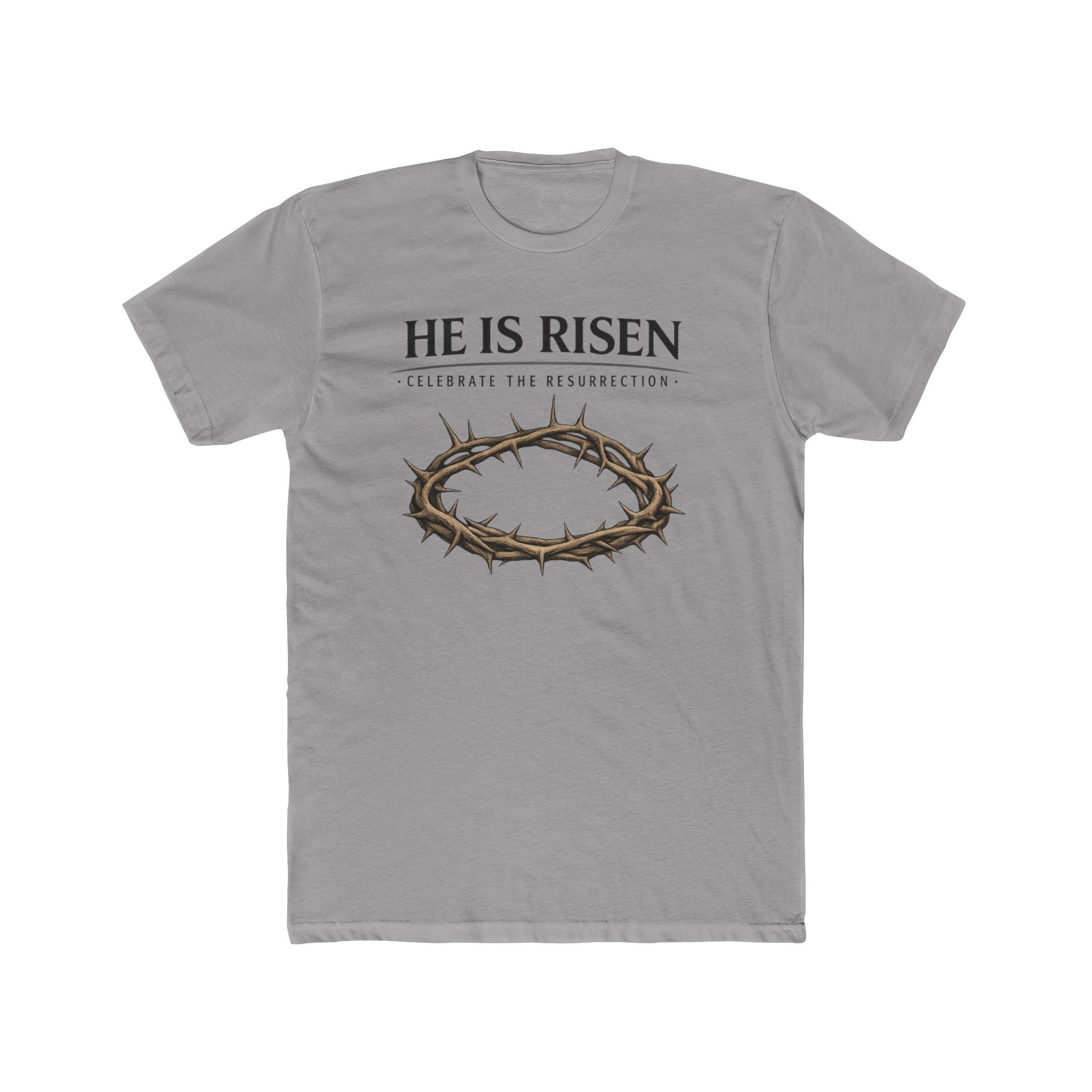 Mens " He is Risen " Christian T-Shirt | Next Level Brand