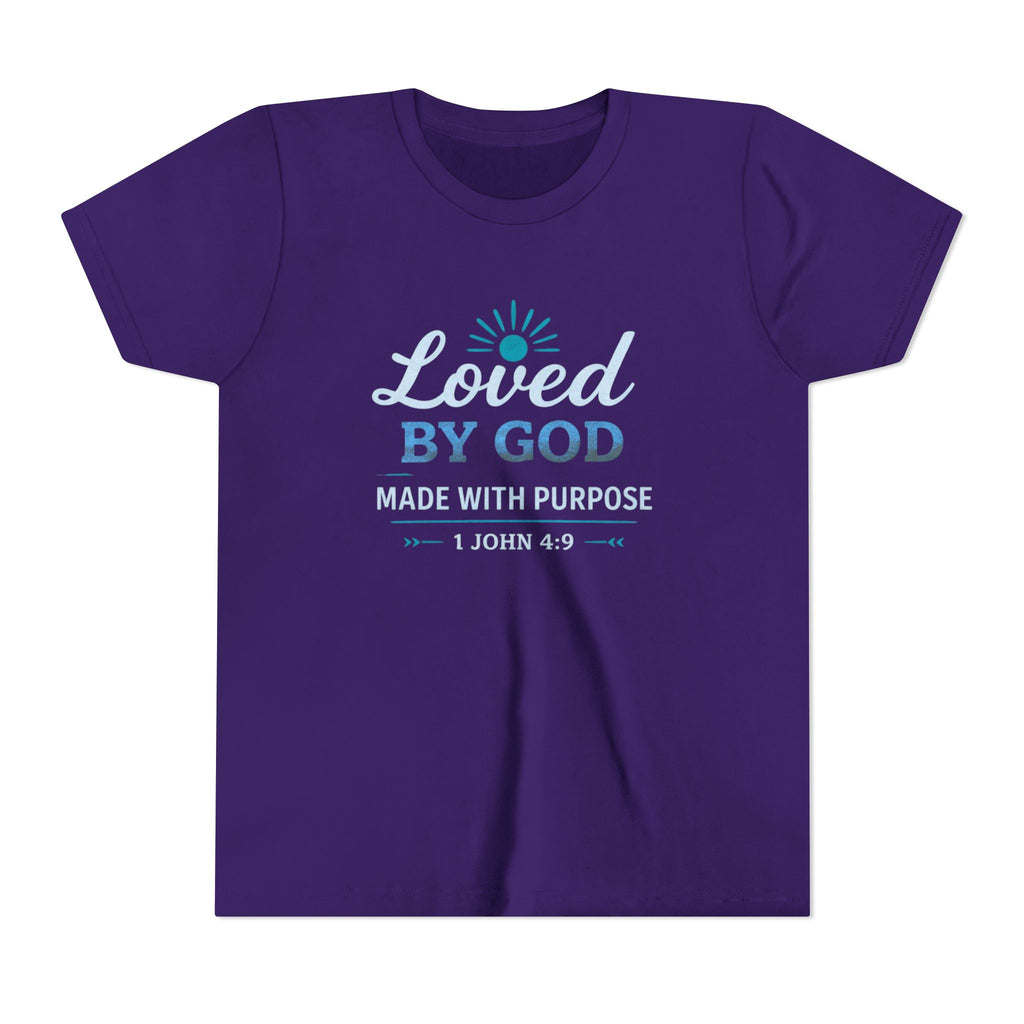 Boys Youth Short Sleeve Tee "Loved By God"