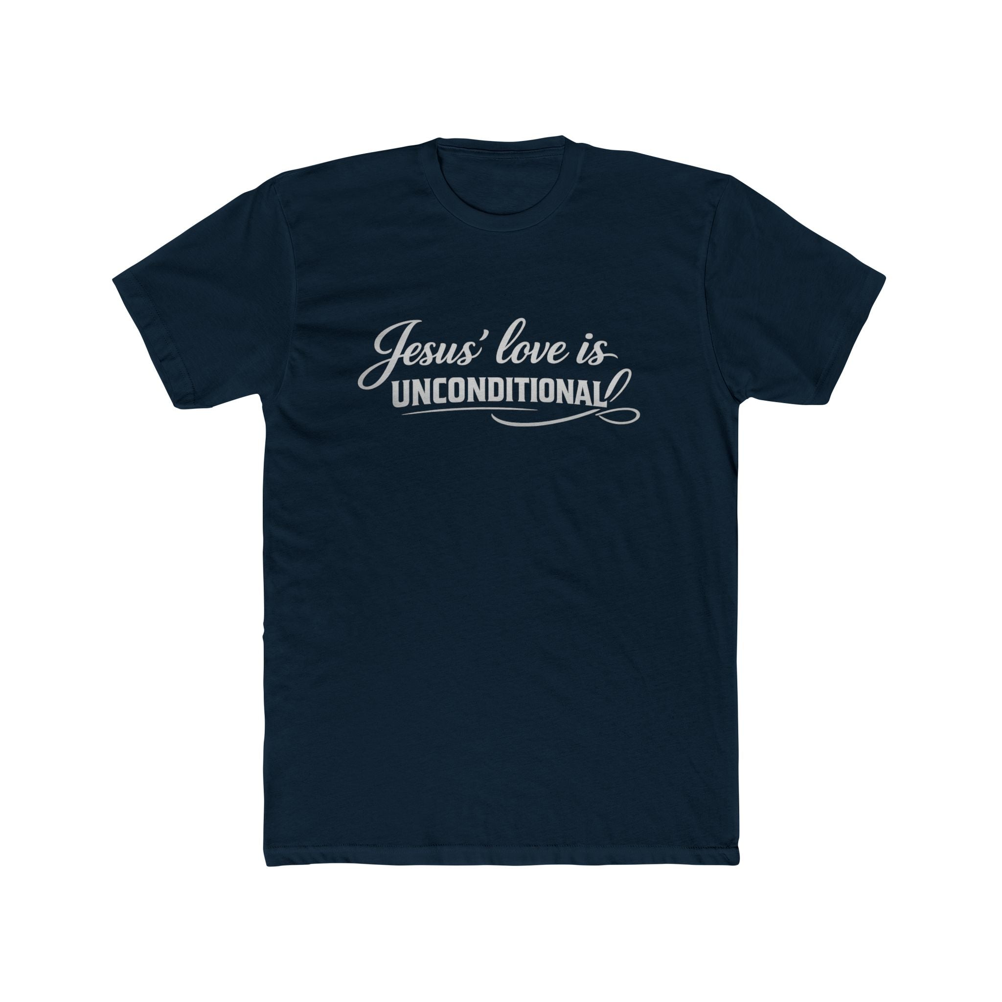 Jesus' Love Is Unconditional tee | Christian faith shirt, scripture design