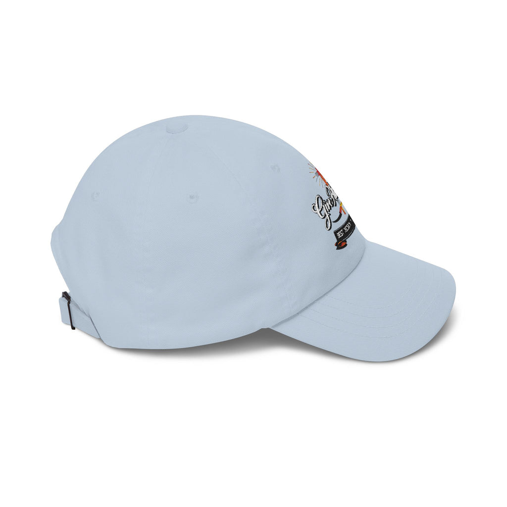 Classic Dad Cap  'God Mom Dad' Cross Embroidered Hat