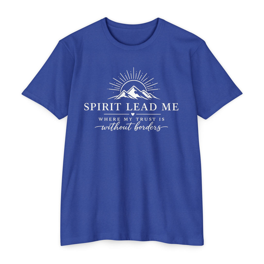 Womens  "Spirit Lead Me" Inspirational Christian Tee