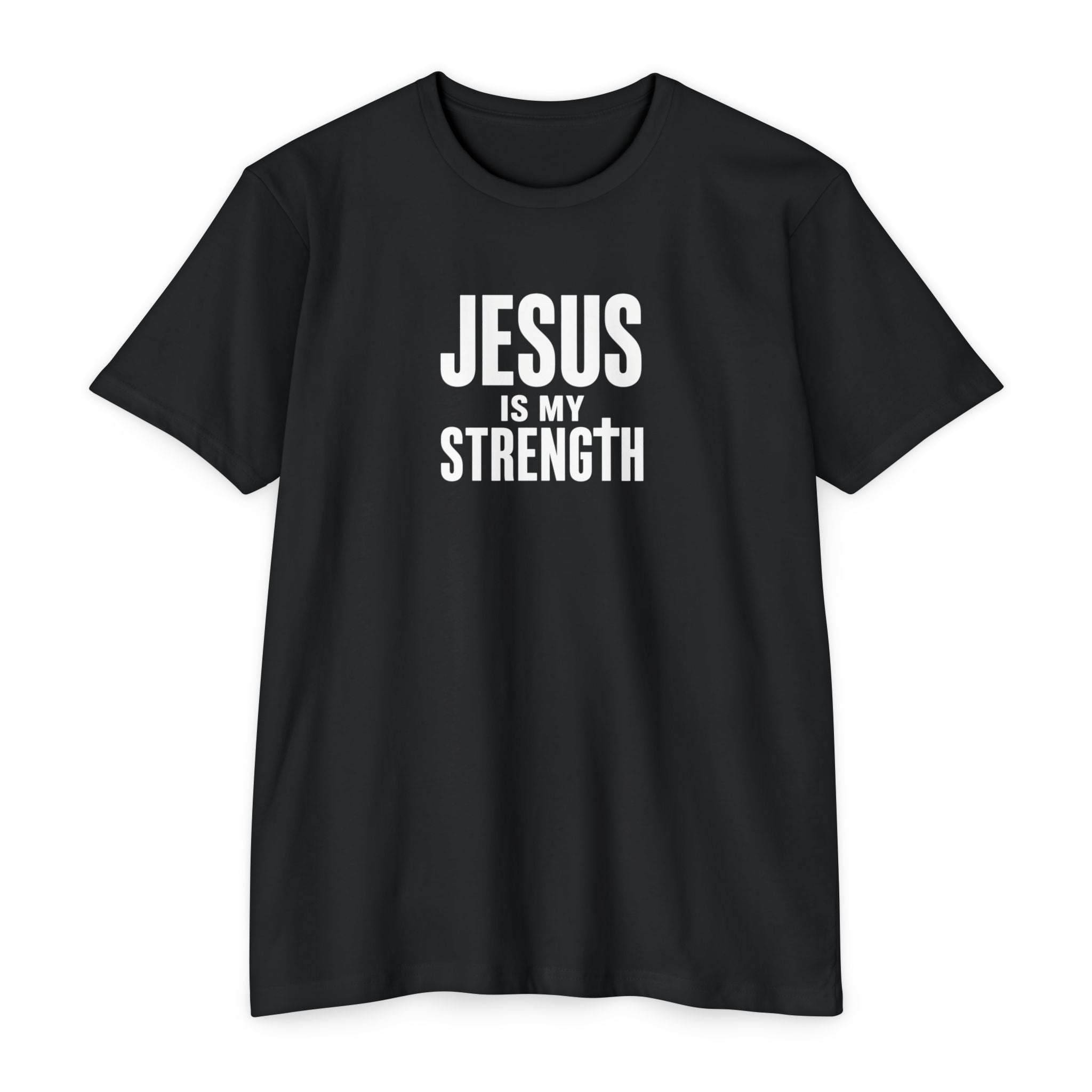 Womens Jesus Is My Strength T-Shirt