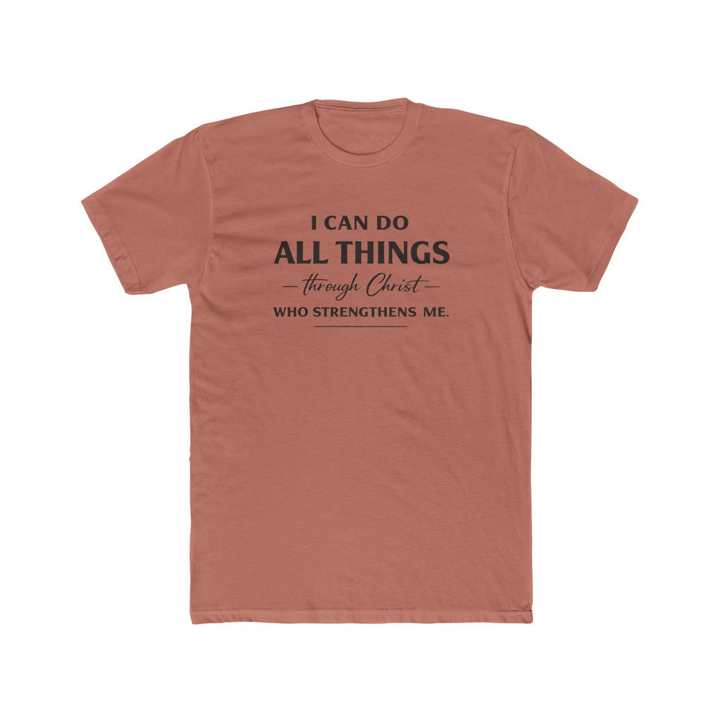 I Can Do All Things Scripture Quote Tee | Christian Faith T-Shirt