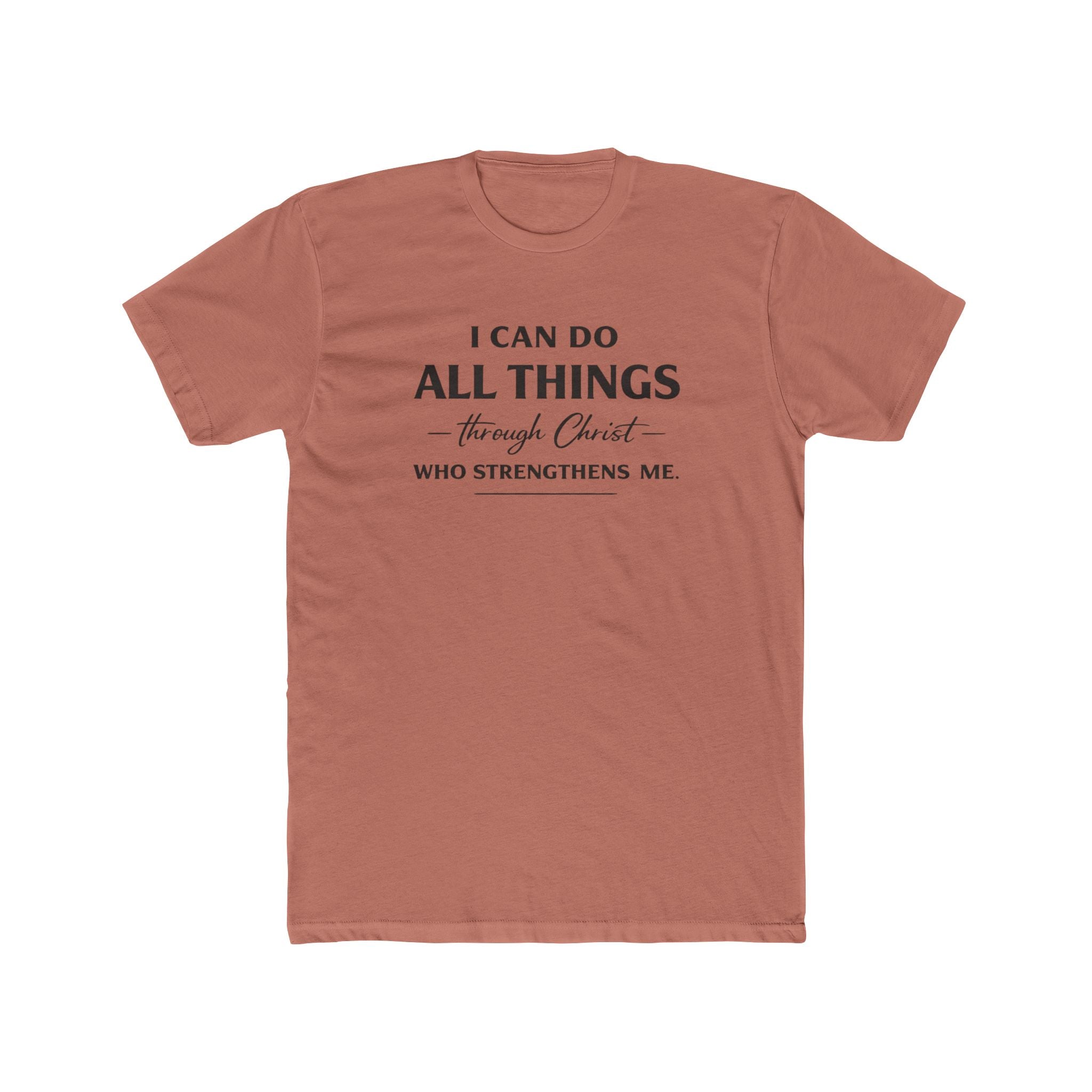 I Can Do All Things Scripture Quote Tee | Christian Faith T-Shirt