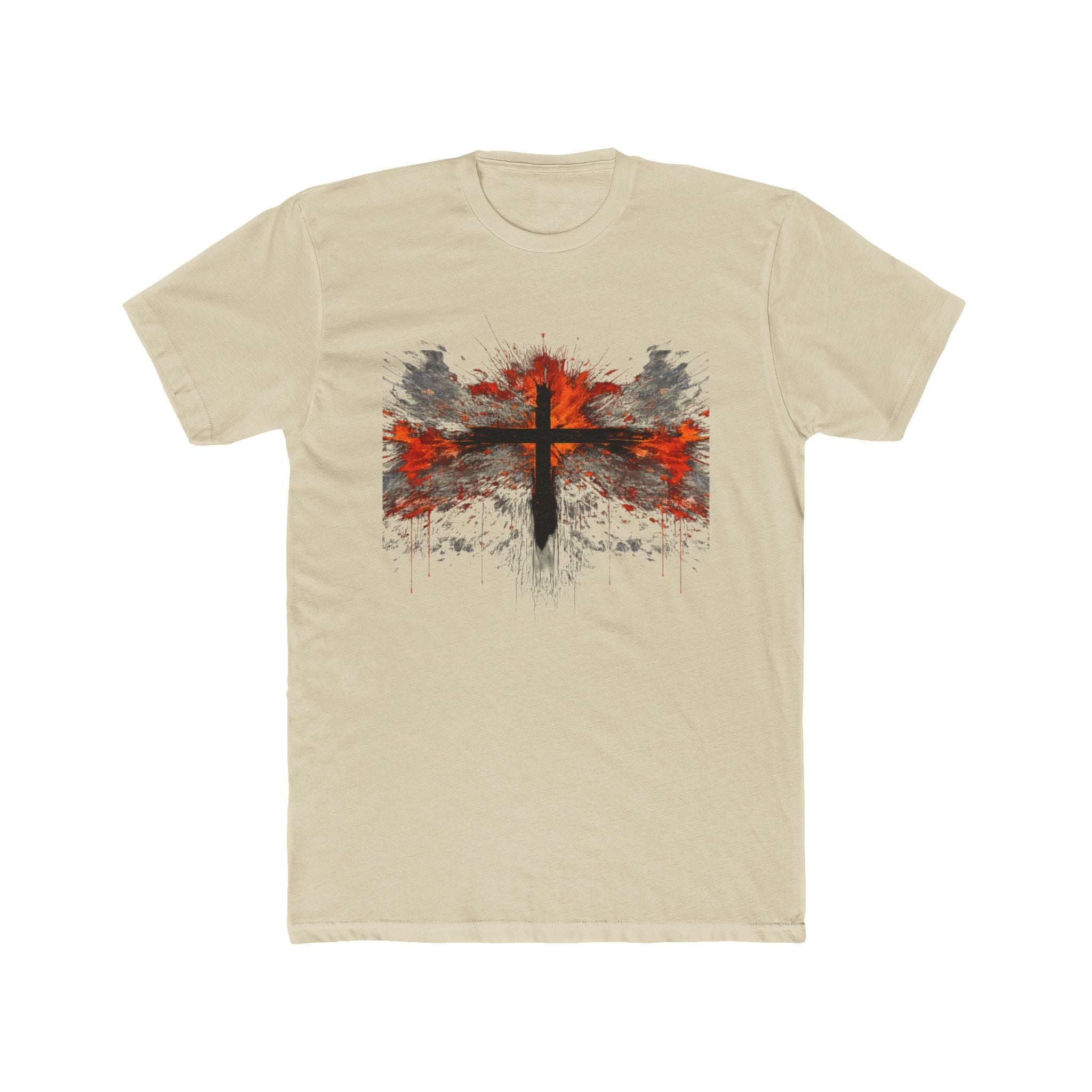 Grunge Cross Graphic Tee | Faith Christian Shirt