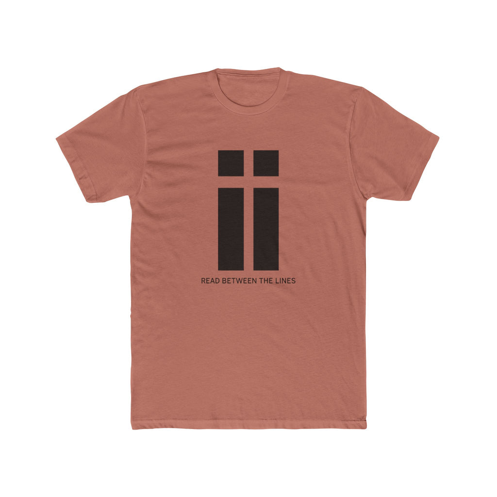Read Between the Lines T-Shirt | Minimalist Typography Tee