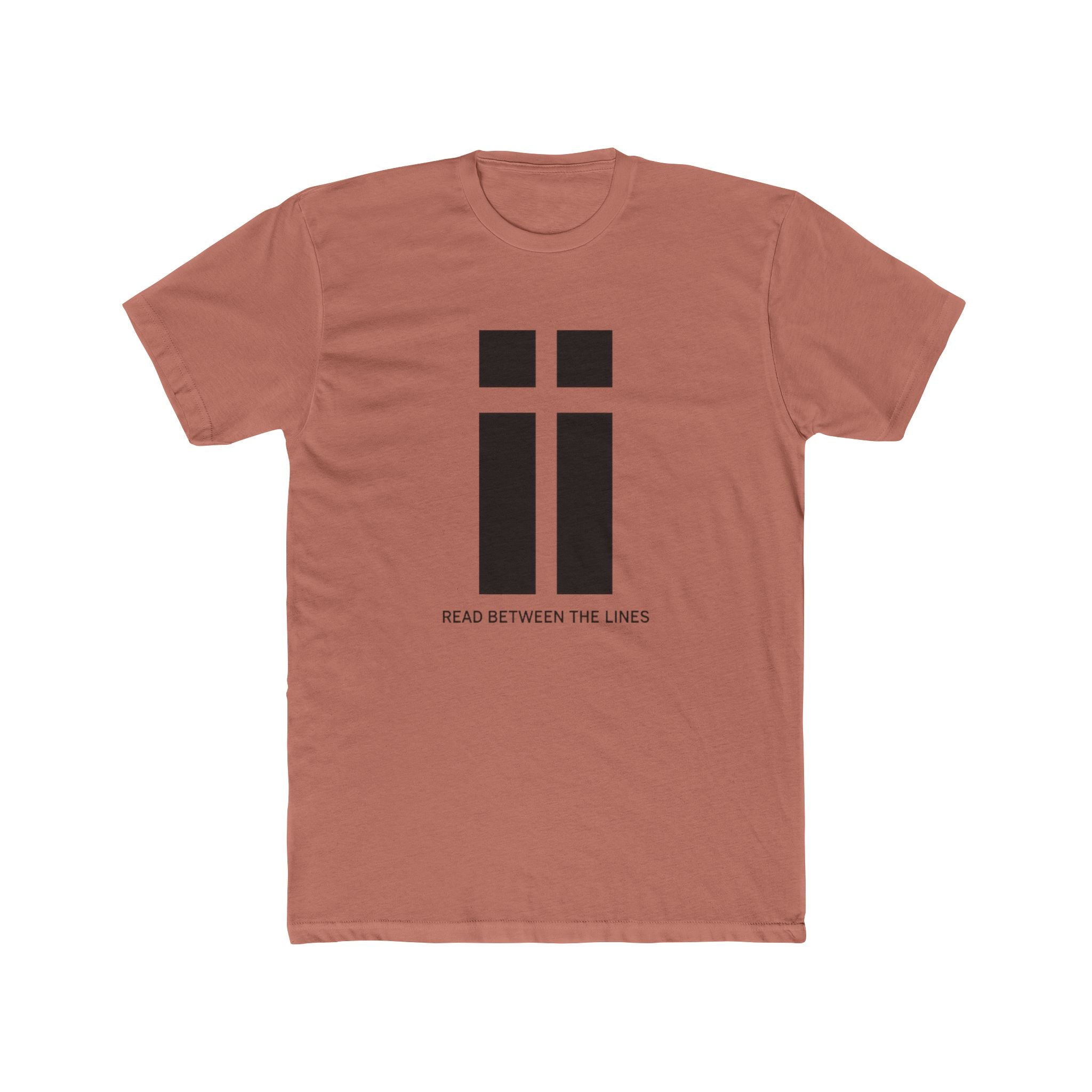 Read Between the Lines T-Shirt | Minimalist Typography Tee